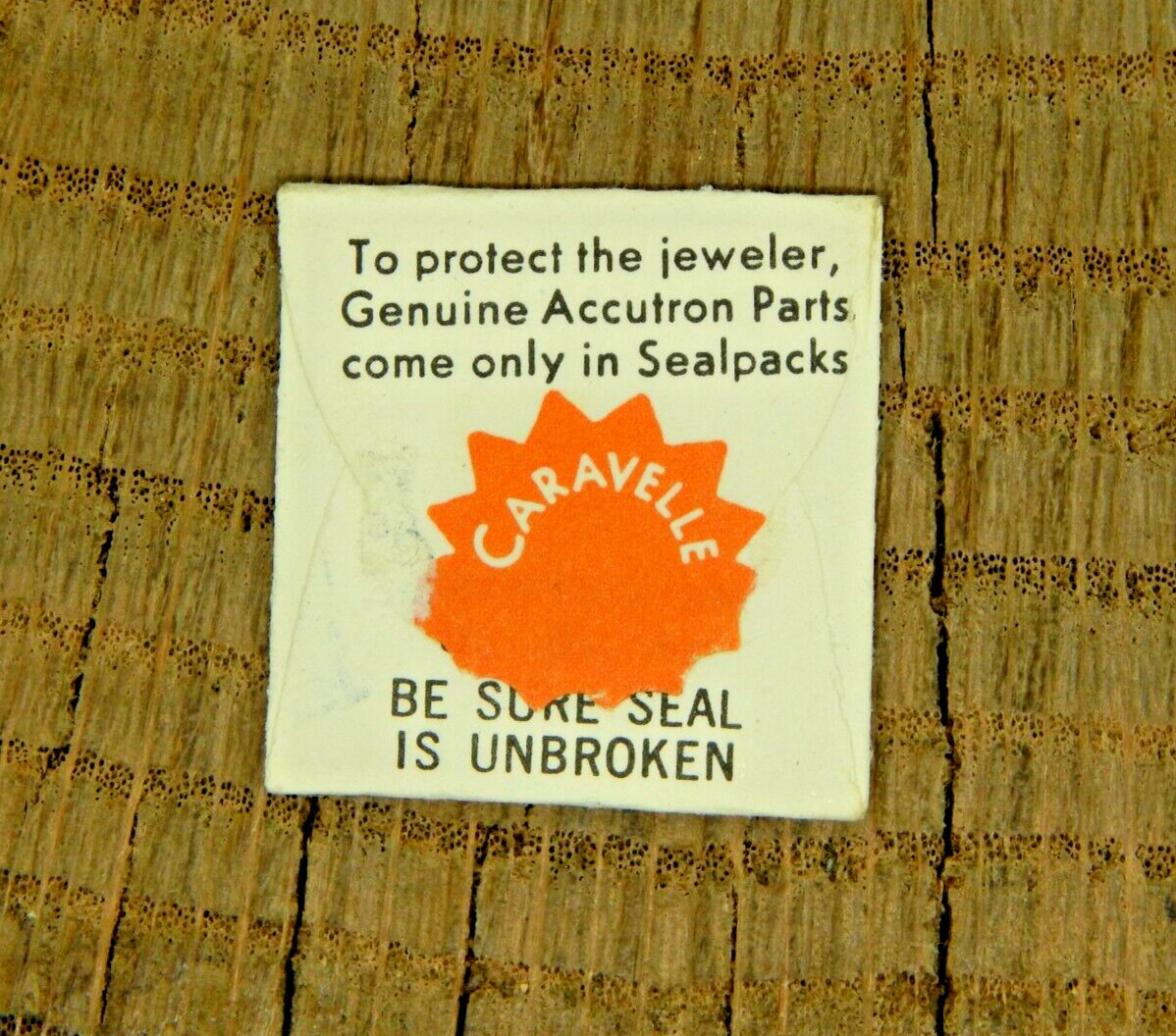 Genuine Caravelle 11OBAC SSQ 21 TRIT Set of Hands Watch Part 63-64 NOS
