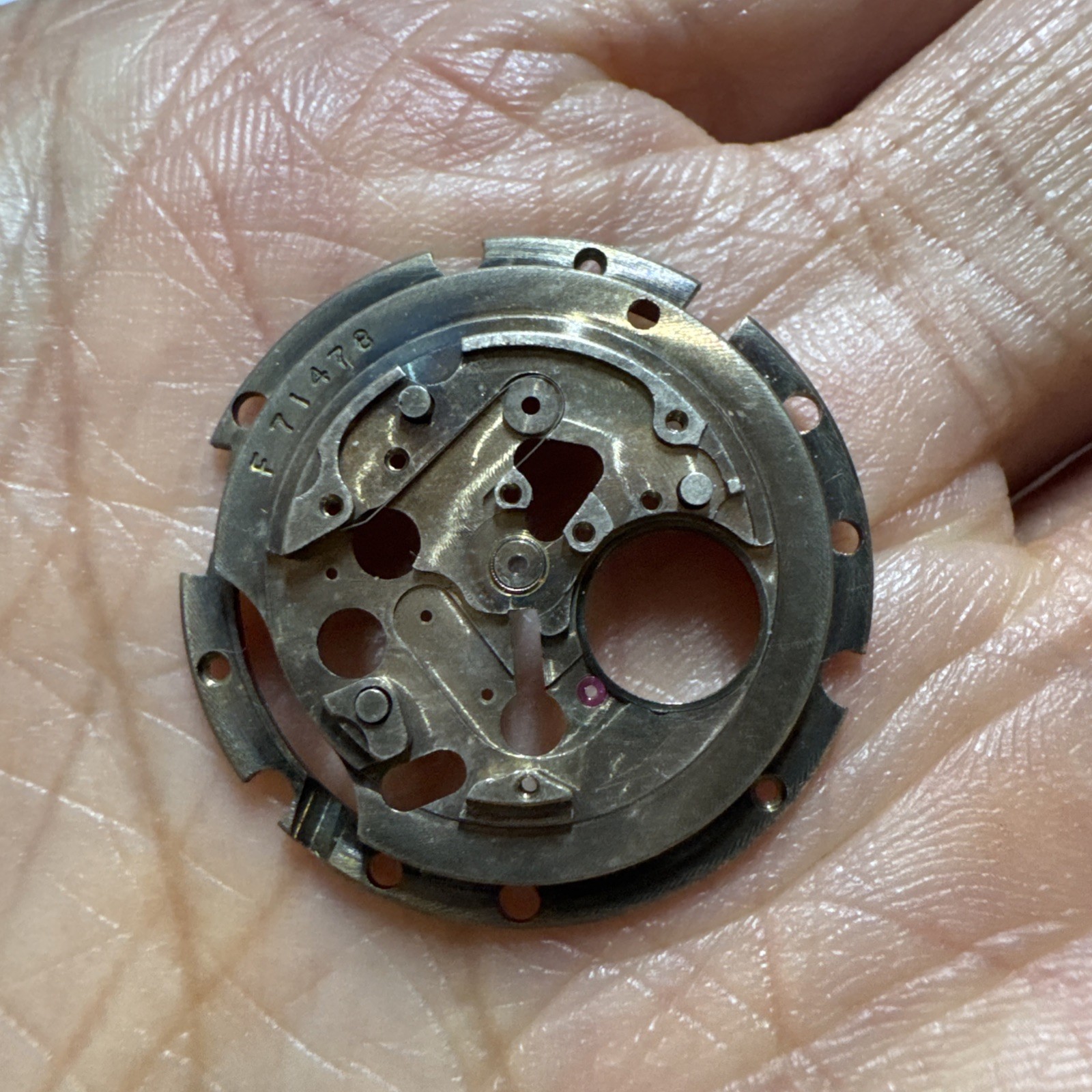 Rolex 635 Bubbleback Automatic Rotor Bridge Assembly Frame Serial F71478 5651