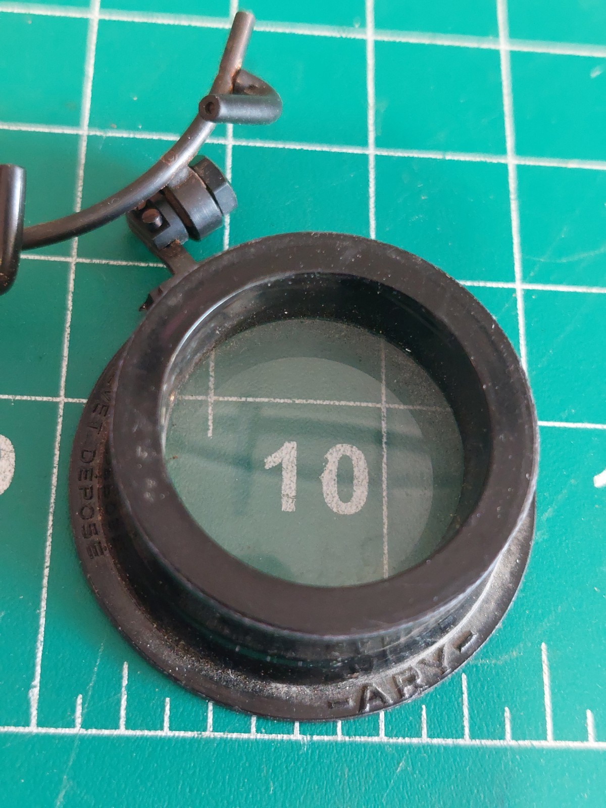 Vintage Ary Spectacle Loupe Magnifying Glass Brevet Depose Swiss