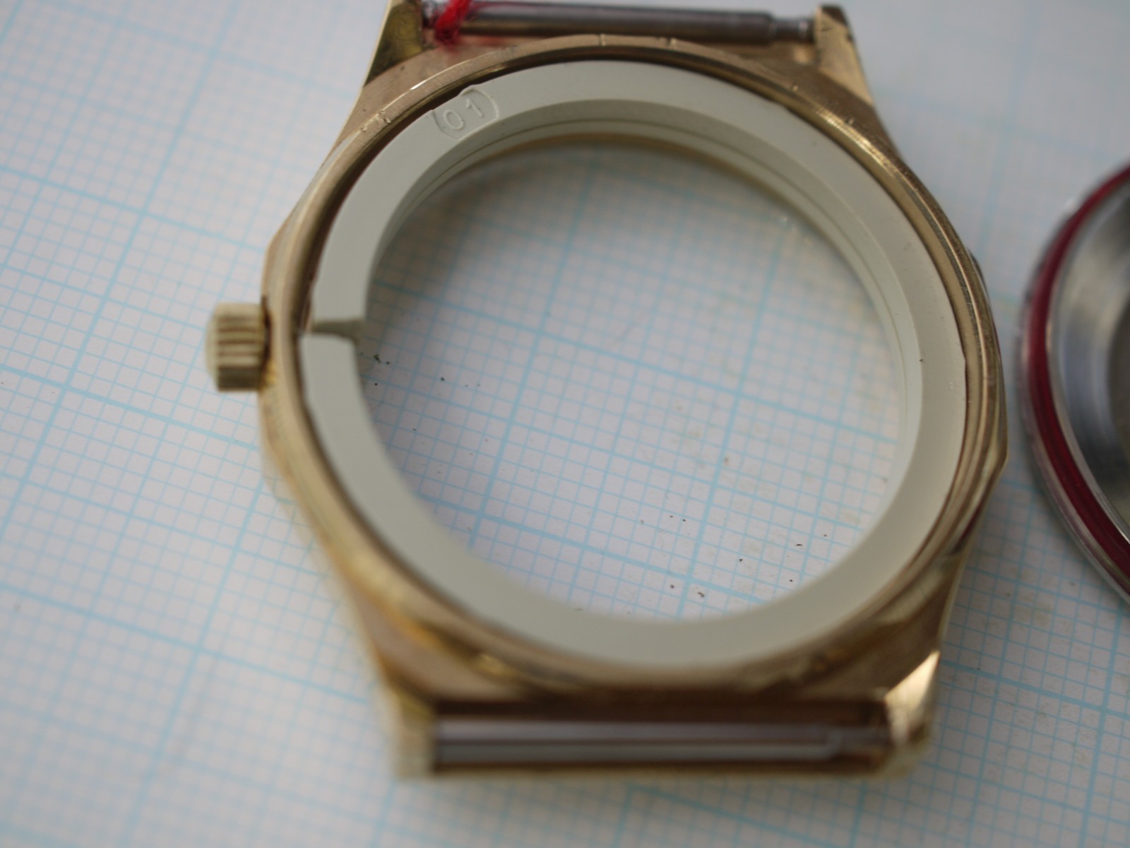RADO Ref. 205600004 Gold Plated Special crysta Ø 34mm Very beautiful Case