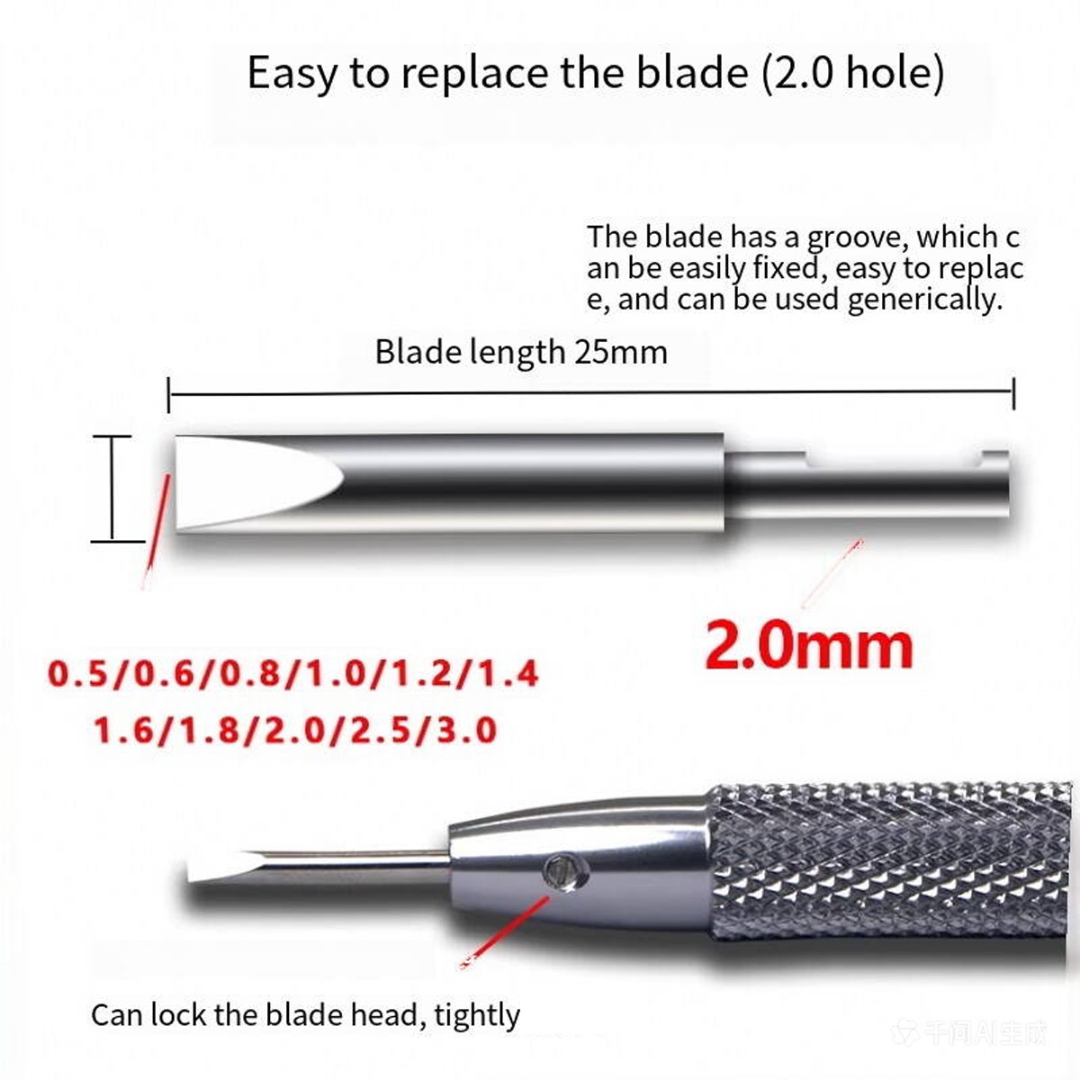Precision Watch Screwdriver Bits Set Hardened Slotted Phillips Repair Tools Kit