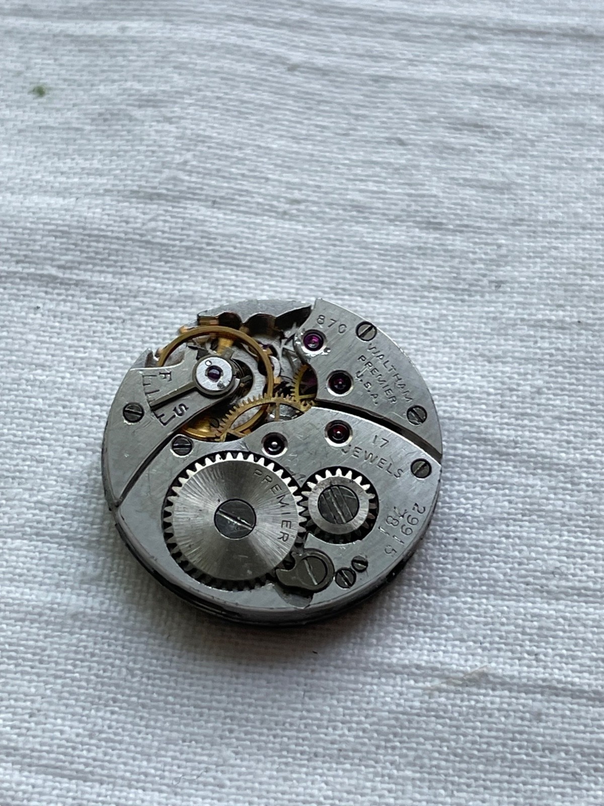Waltham Premier 870 – movement for ladies watch AS IS, lot 1405