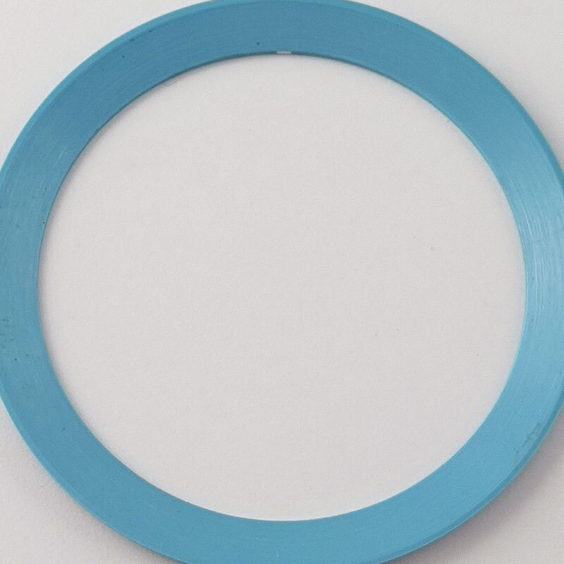 Sky Blue Slope Ceramic Bezel Insert 38mm*30.6mm High quality fit 40mm NH35 Watch