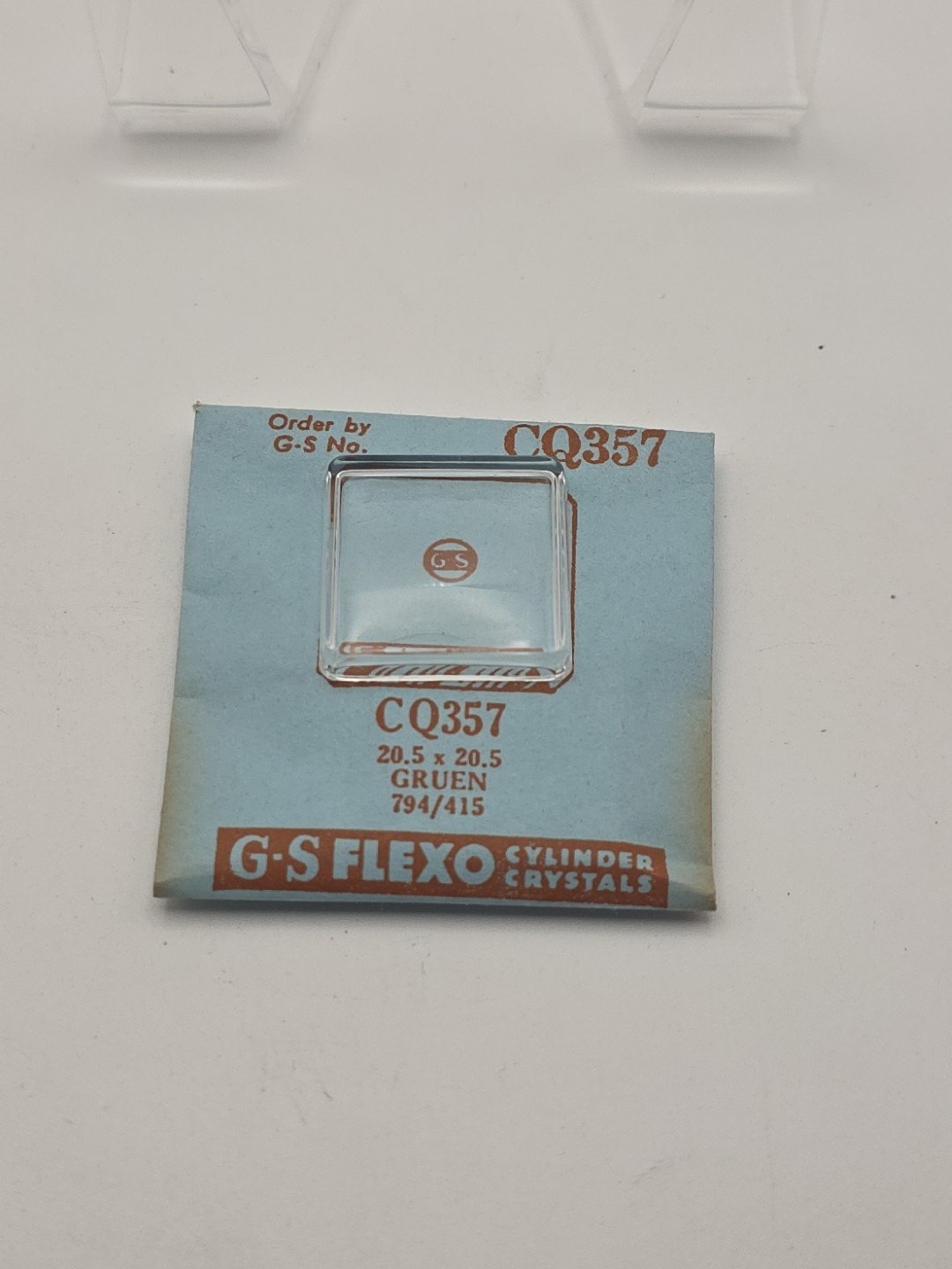 G-S Watch Crystal CQ357 Gruen 794/415 20.5X20.5