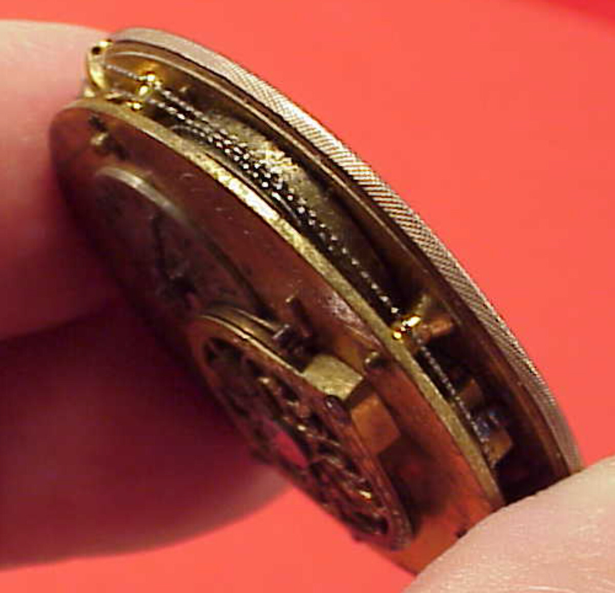 Vintage 38MM CHRISTOPHER GOLLING IN WIEN VERGE FUSEE POCKET WATCH MOVEMENT
