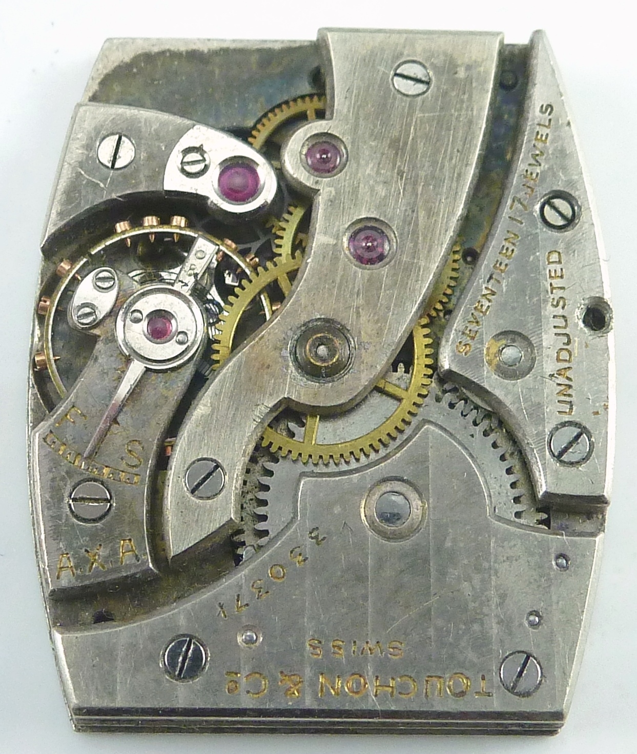 Touchon High – Grade Swiss Partial Watch Movement – Parts / Repair