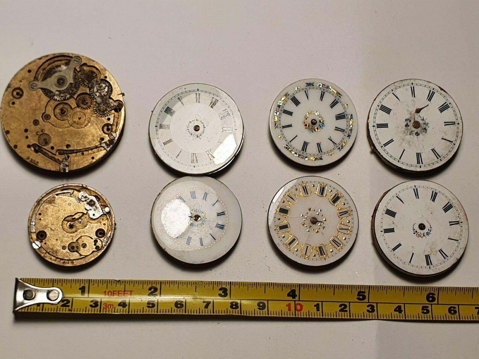 cylindre pocket watch movements for parts joblot