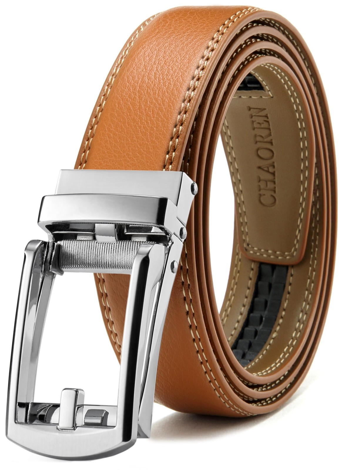 CHAOREN 32mm Ratchet Belt Buckle Only for 1 1/8 Slide Belt Strap – Automatic …