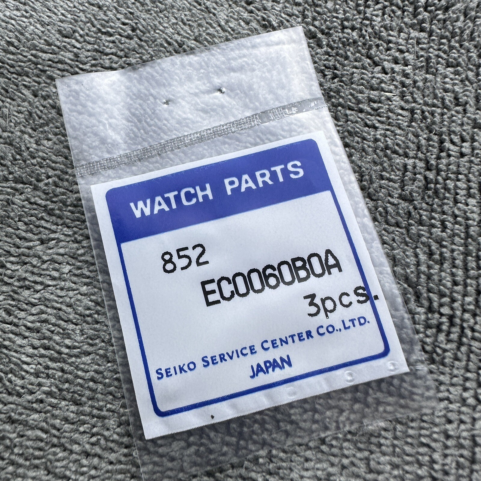 x3 ORIGINAL PUSHER, BUTTON, CROWN GASKET SEIKO 7A38 7A38 7T32 H556 H557 H558 ETC