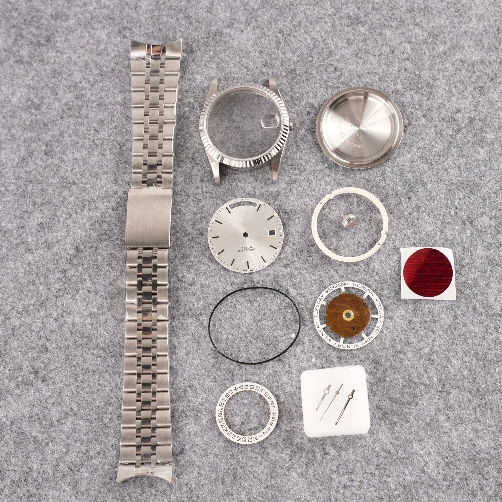 For 2836 2834 2846 After-sales accessories DIY 36mm Watch Steel Case kit