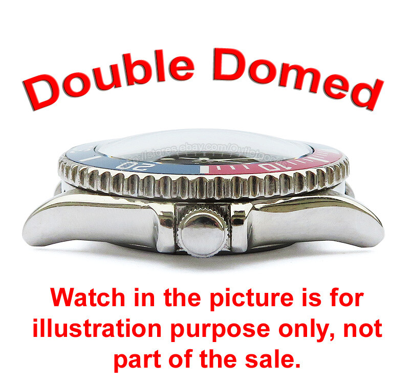 Double Dome Crystal Glass for Seiko Diver 7S26-0040 SKX031 & 7S26-0170 7T32-7H00