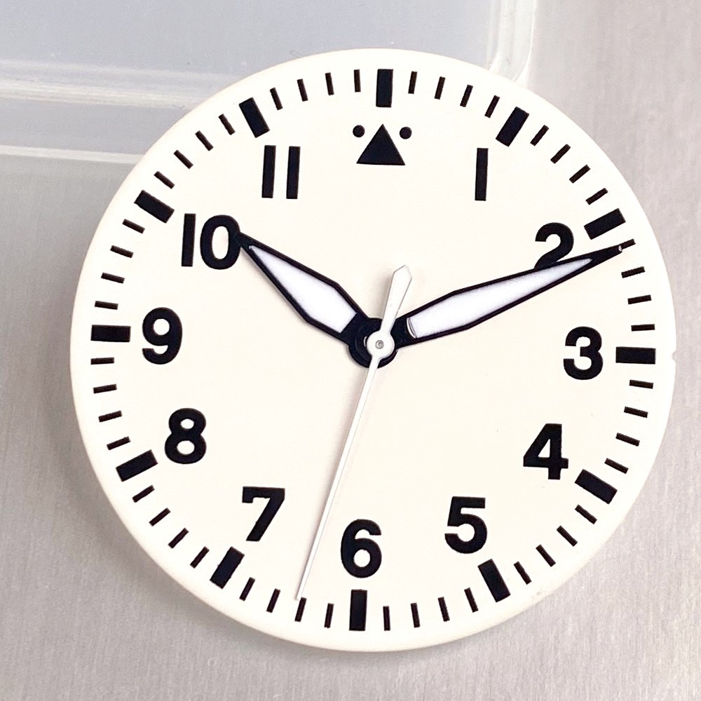 36mm pilot style Steel Watch Case For Miyota 8215/NH35/PT5000 Sapphire Glass