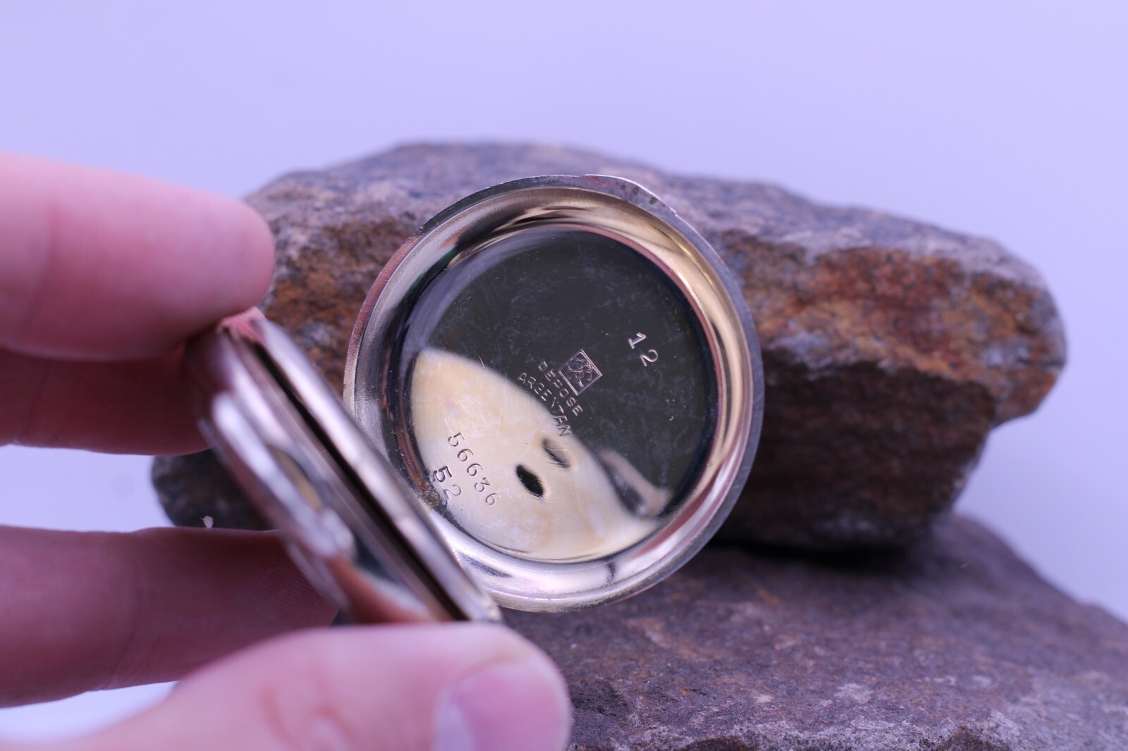 FPF DEPOSIT ARGENTAN KEYWIND SWISS NOS POCKET WATCH CASE 45.9mm (DL)