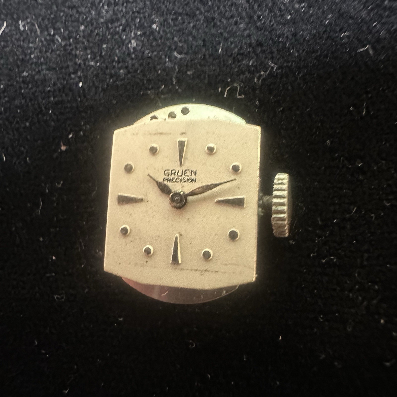 Gruen Precision 275 17j Watch Movement & Dial Parts Or Repair