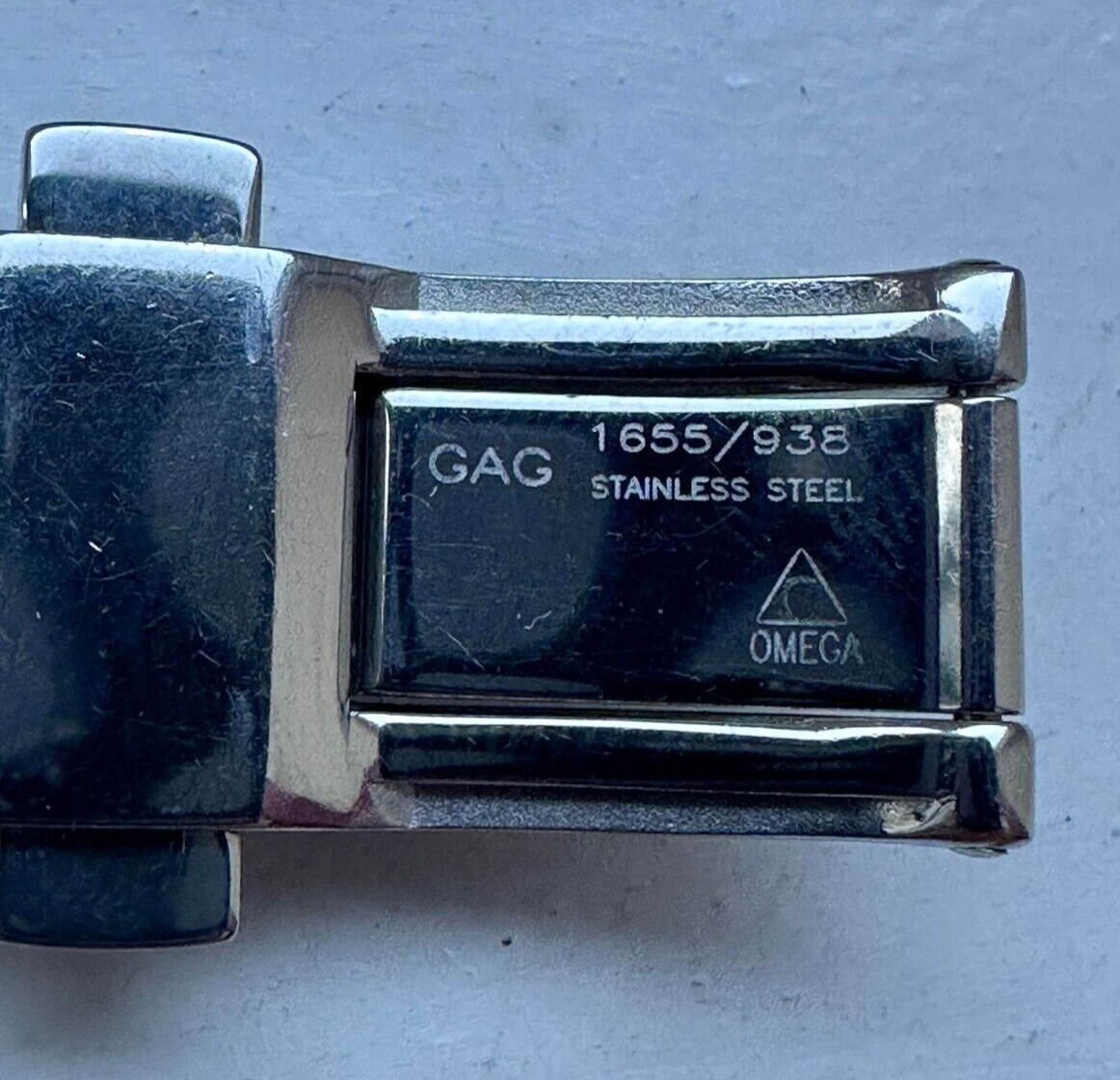 Genuine Omega Deployment Deployant Clasp Buckle Bracelet 1655/938 035ST1655938