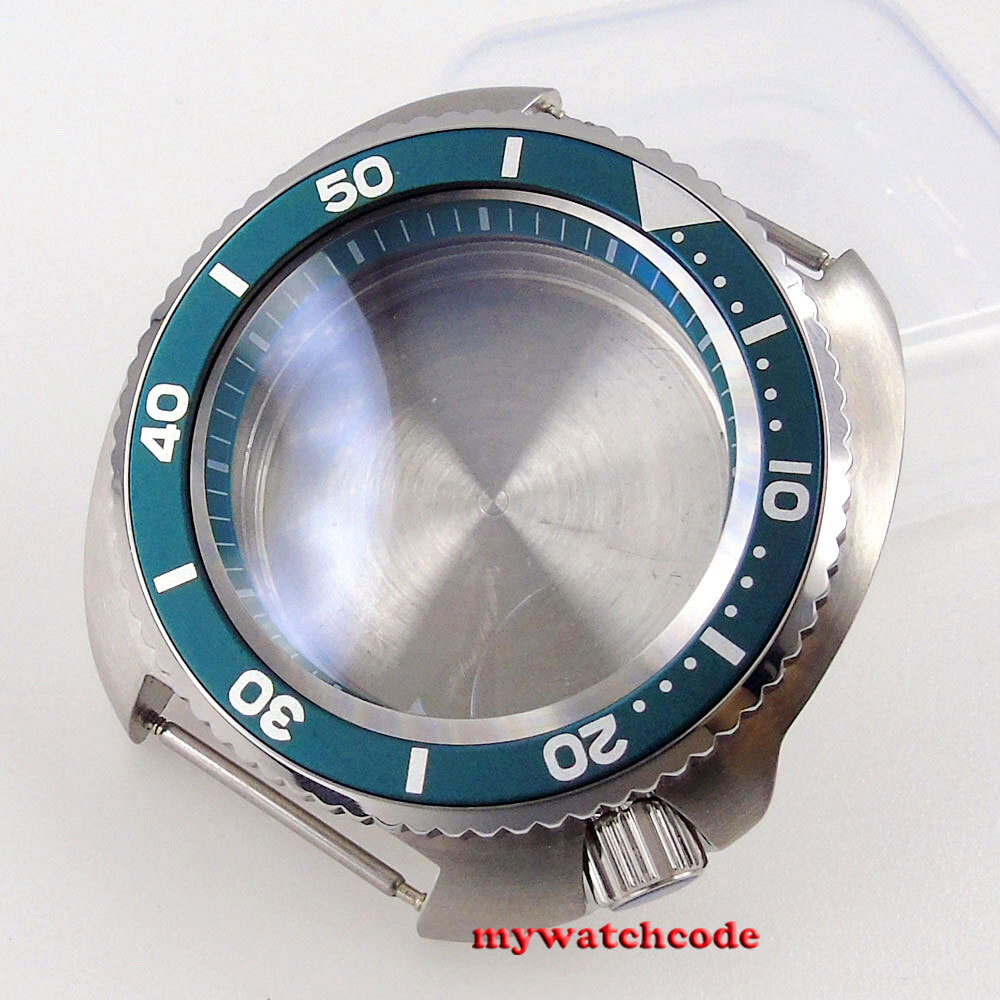 43mm Sapphire glass automatic Turtle Watch Case Fit NH35 NH36 Movement
