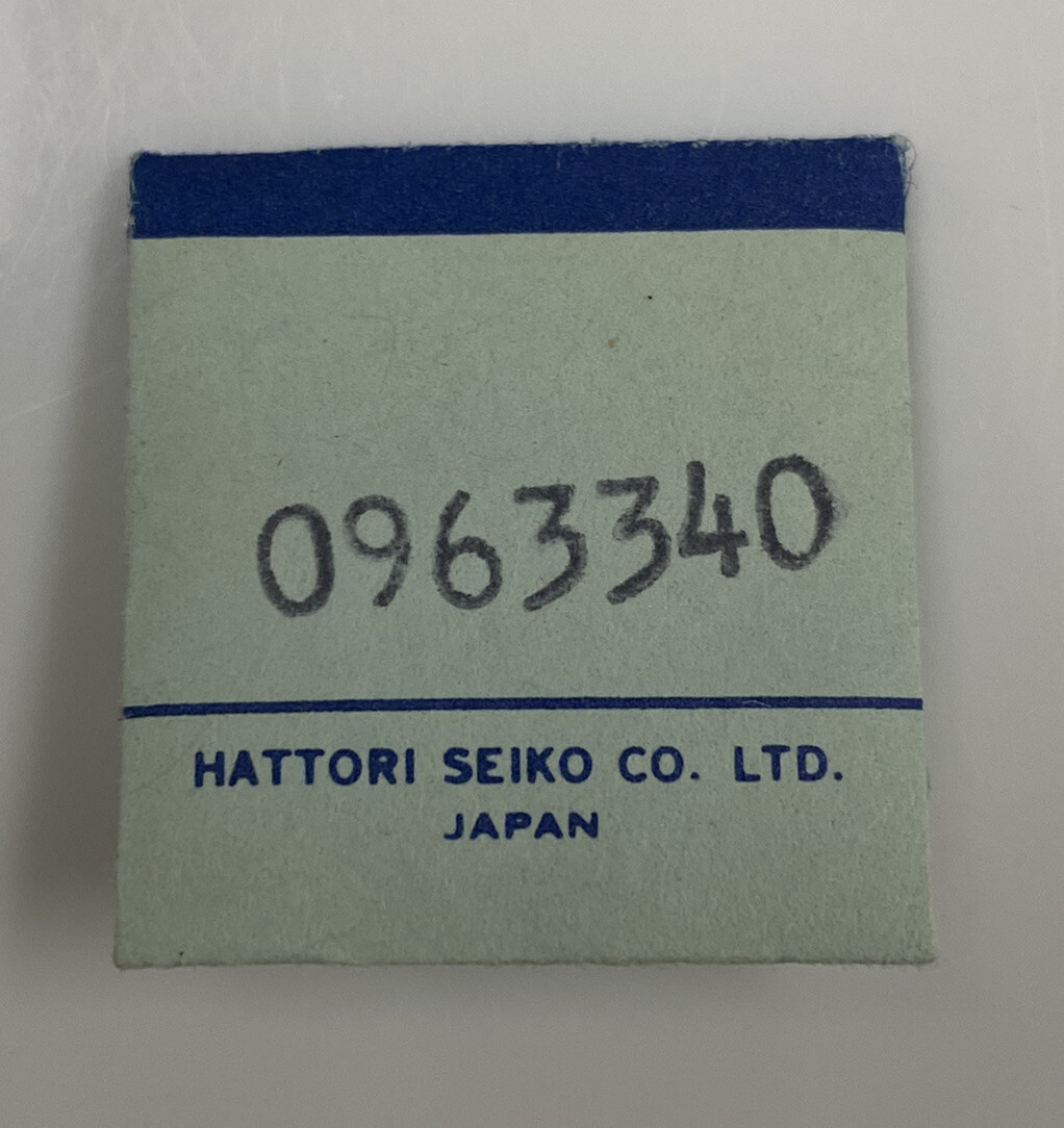 Genuine NOS Seiko Snap for Day Star w/ Dial Disk Part #963-340 for Caliber 8523A