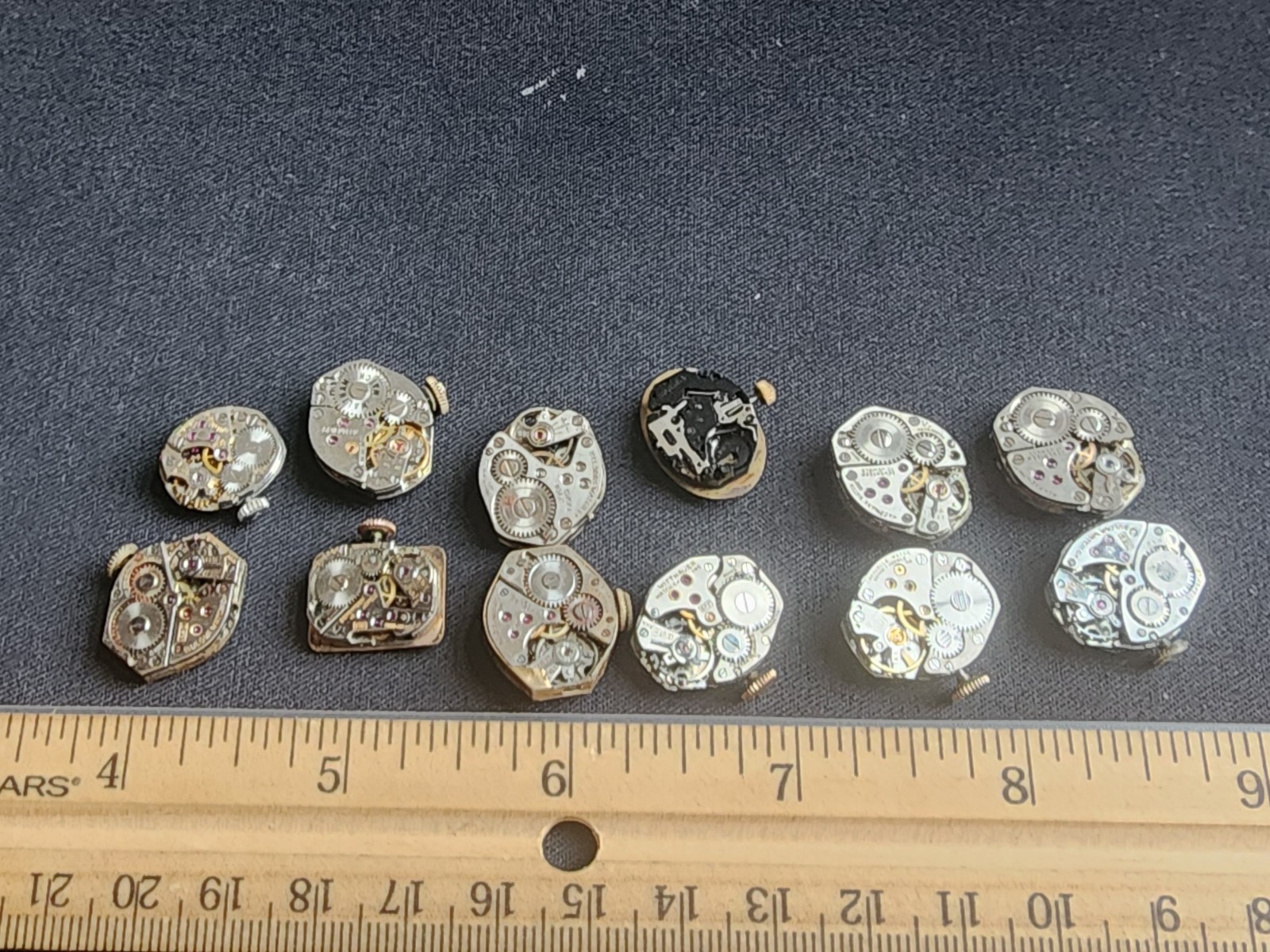 Antique Women’s Wind Up Watch Movements Untested Parts/Repairs Only Steampunk
