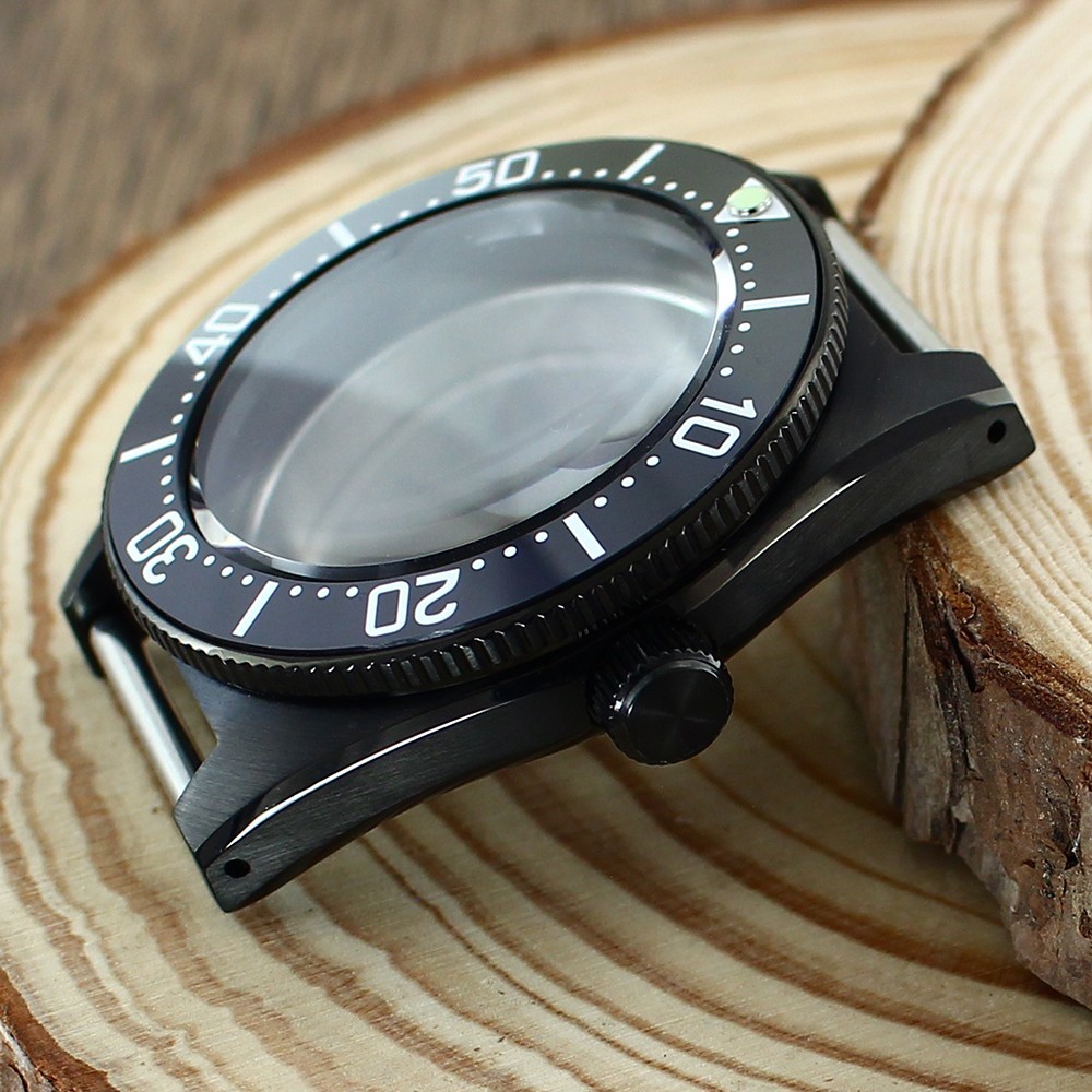 Modify Seiko Prospex Mod 20ATM Steel 40.5mm Watch Case Sapphire For NH35 36 NH38