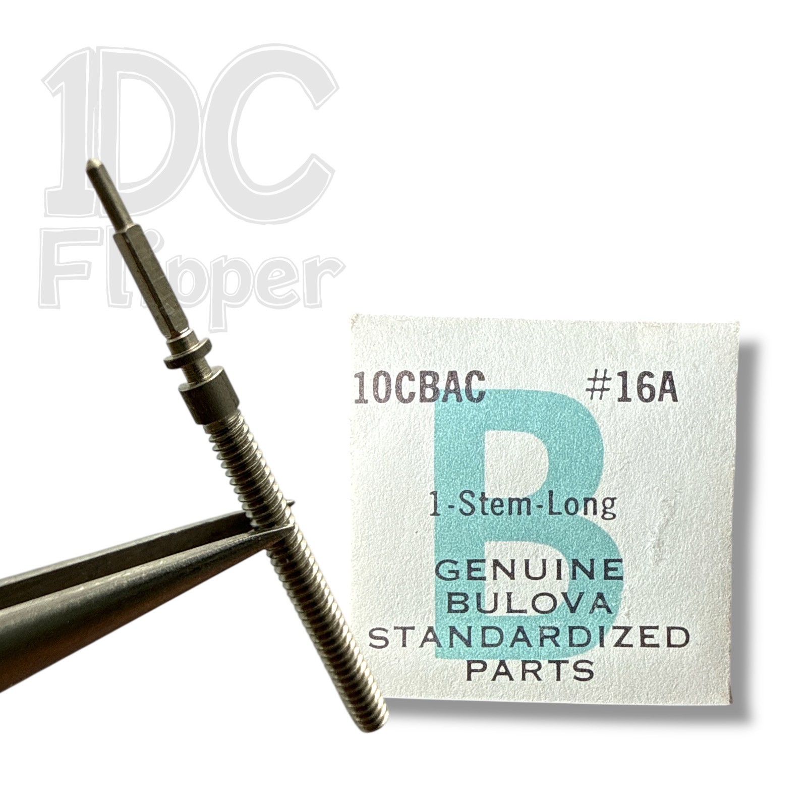 Bulova 10CBAC WINDING STEM #16A BestFit 200/1114F Tap 8, 17.0 Fits Multiple Read
