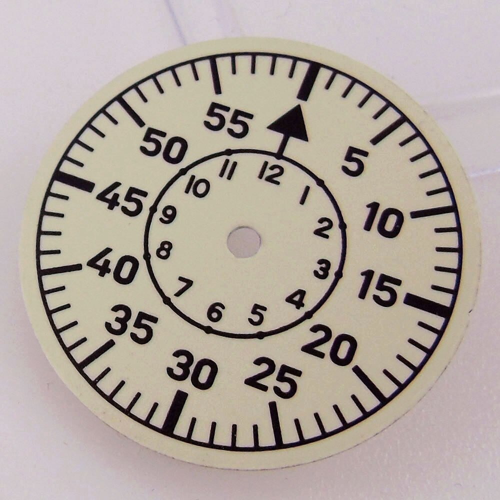 Full Lume Dial 29mm Watch Dial Hand Fit for NH35A NH36A Miyota PT5000 Dive Case