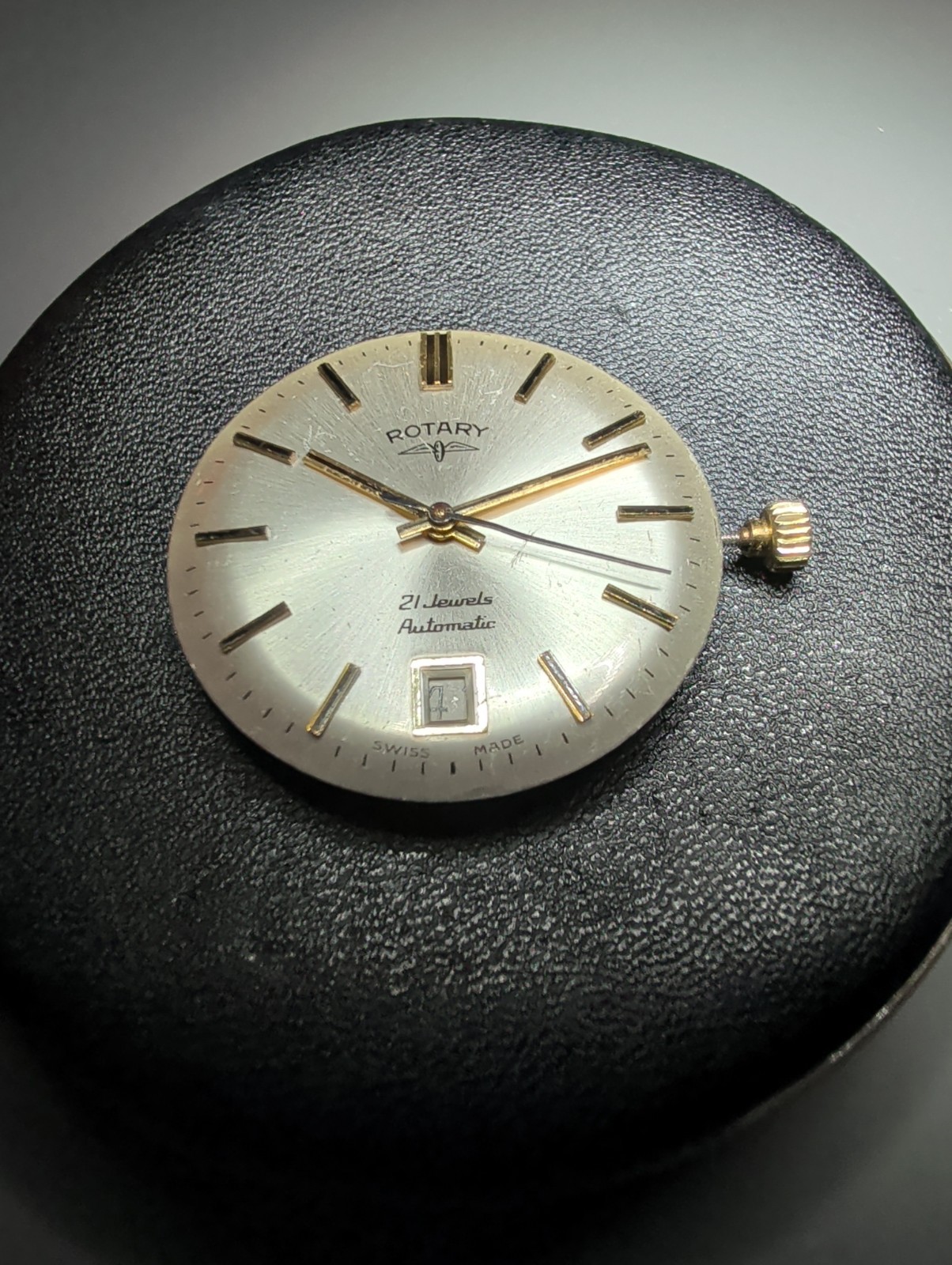AS 2063 Automatic Rotary Watch Movement, Ticking. For Repair or Spares