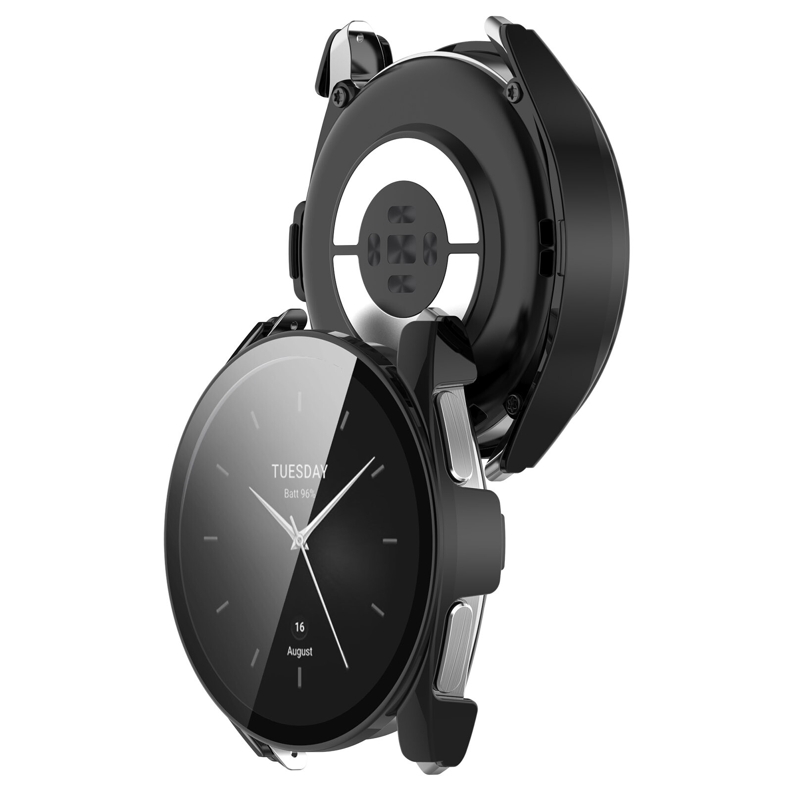 Watch Protective Case For Mi Watch S2 Screen Protector with Tempered Film Cover