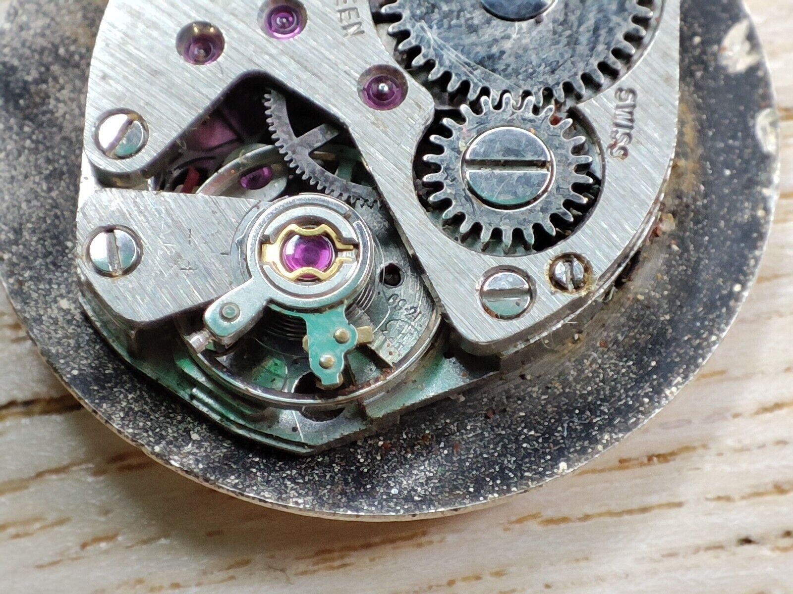 Vulcan – Watch movement FHF ST 69-21 – 18mm – for parts and spares