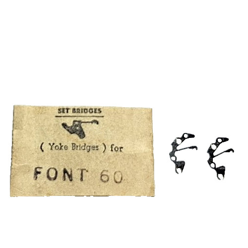 FHF FONT 60 Setting Lever Spring Set Bridge watch part #445/863 (2-pack SEE LIST