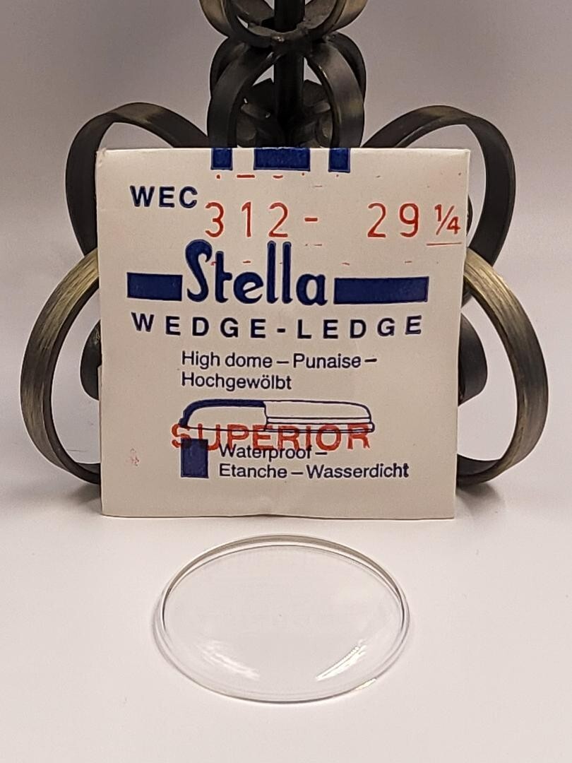 VTG Stella Wedge Ledge High Dome Watch Crystal WEC 312-29 1/4