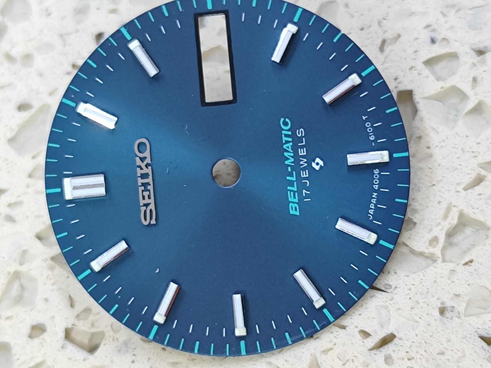 SEIKO Bell-Matic 4006- 6080/6081/6089 BLUE DIAL USED Good