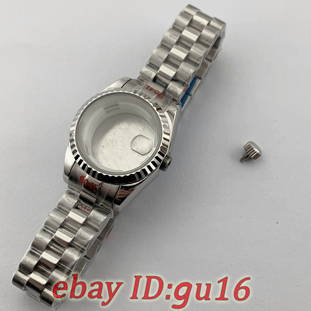 26mm Sapphire crystal Golden Silver rose gold Watch Case Fit NH05 NH06 Movement