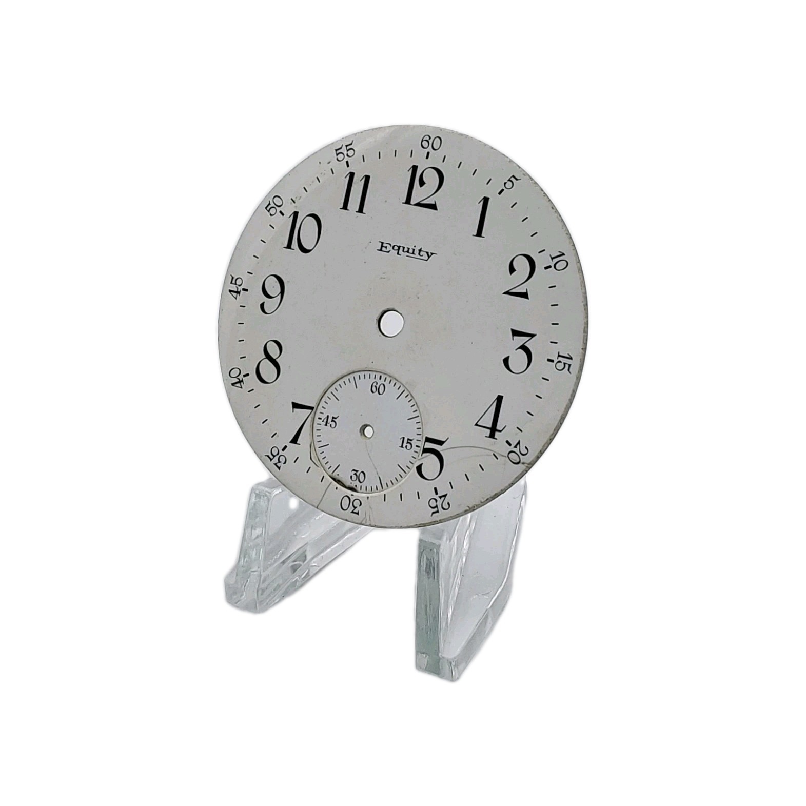 Equity 42.1mm Sunk Enamel Pocket Watch Dial Only (1000)