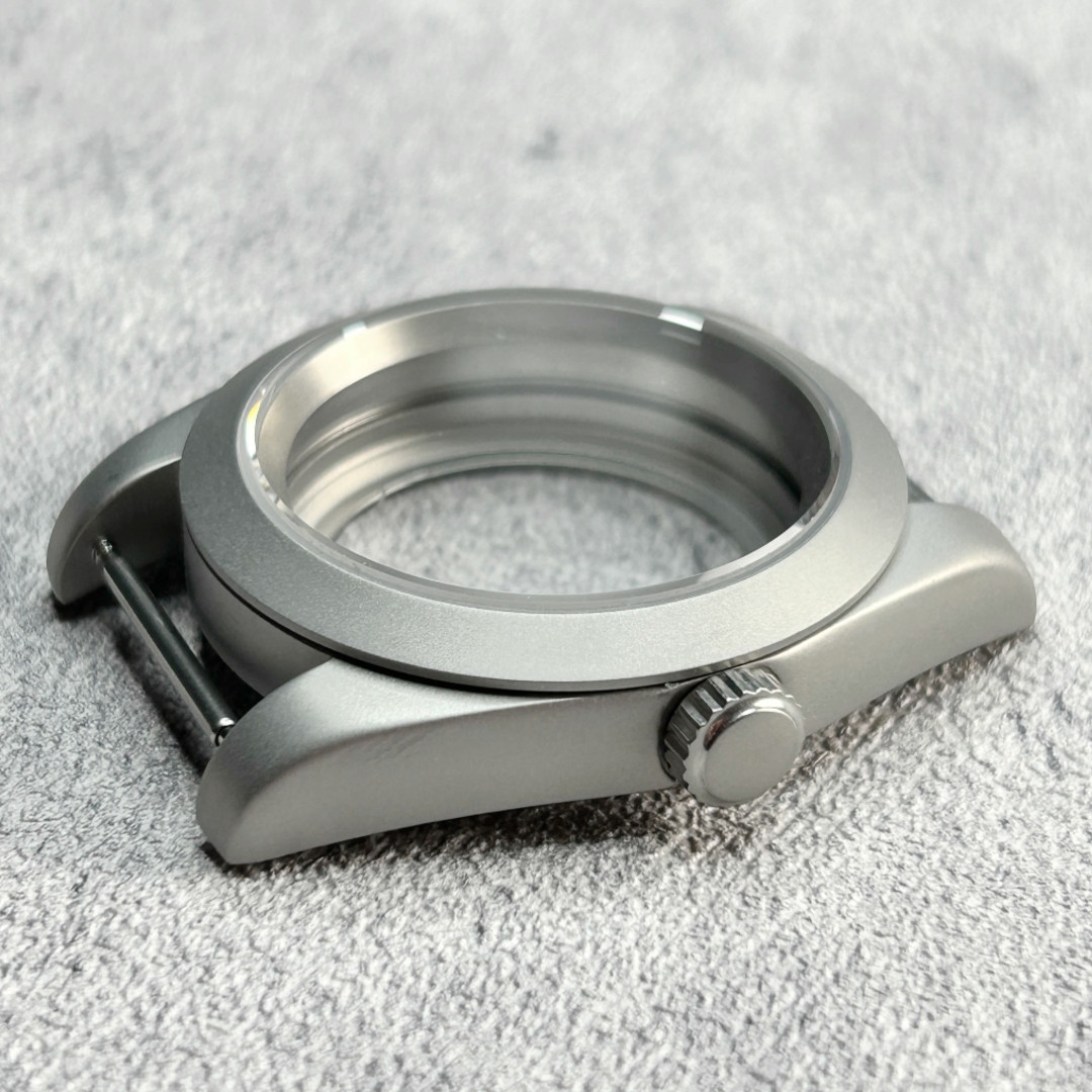 39mm Sapphire Glass 10ATM Diver Sandblasted Vintage Watch Case Fit NH34 NH35 Mod