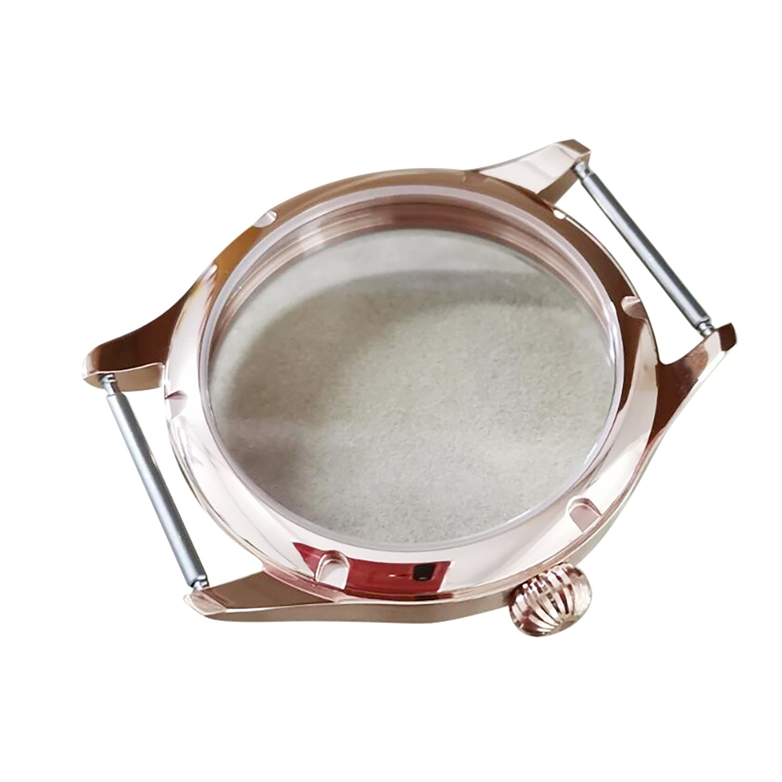 44mm Waterproof Mineral Glass Watch Case For ETA 6497 6498 Seagull ST3600 3621