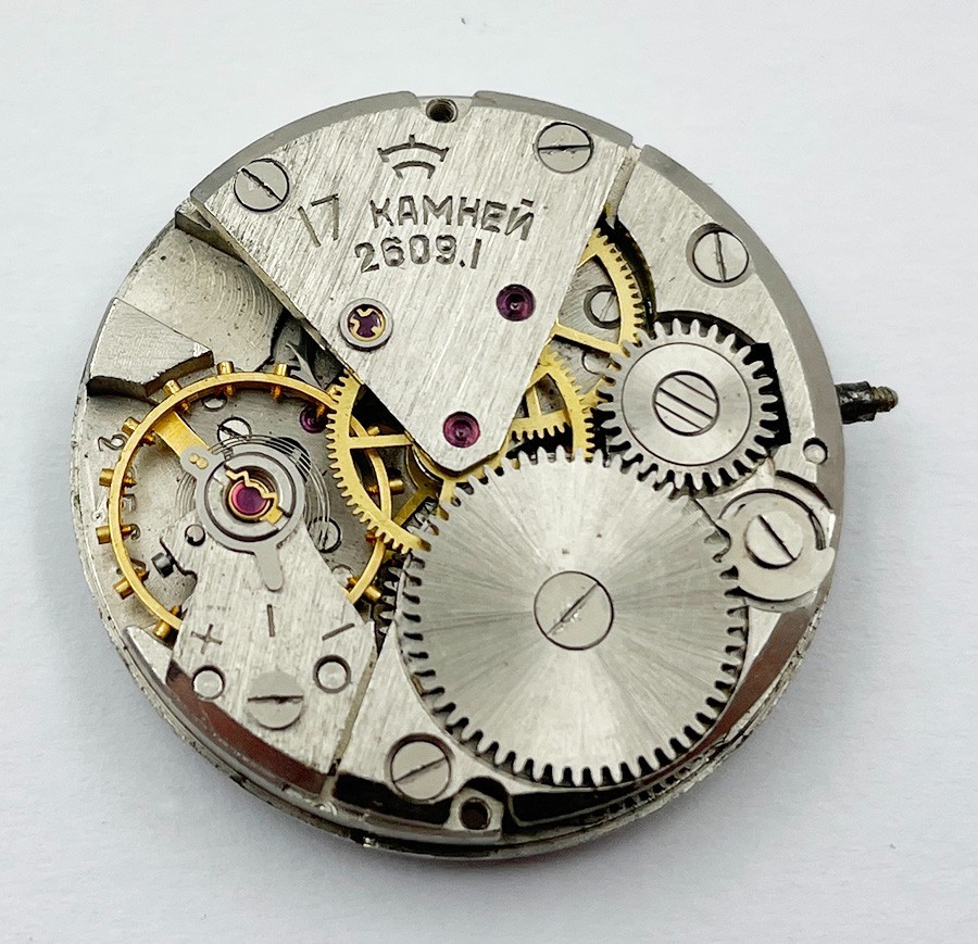 Raketa 2609.I 17 JEWELS MOVEMENT FOR MEN’S WRISTWATCH 100% working A1001