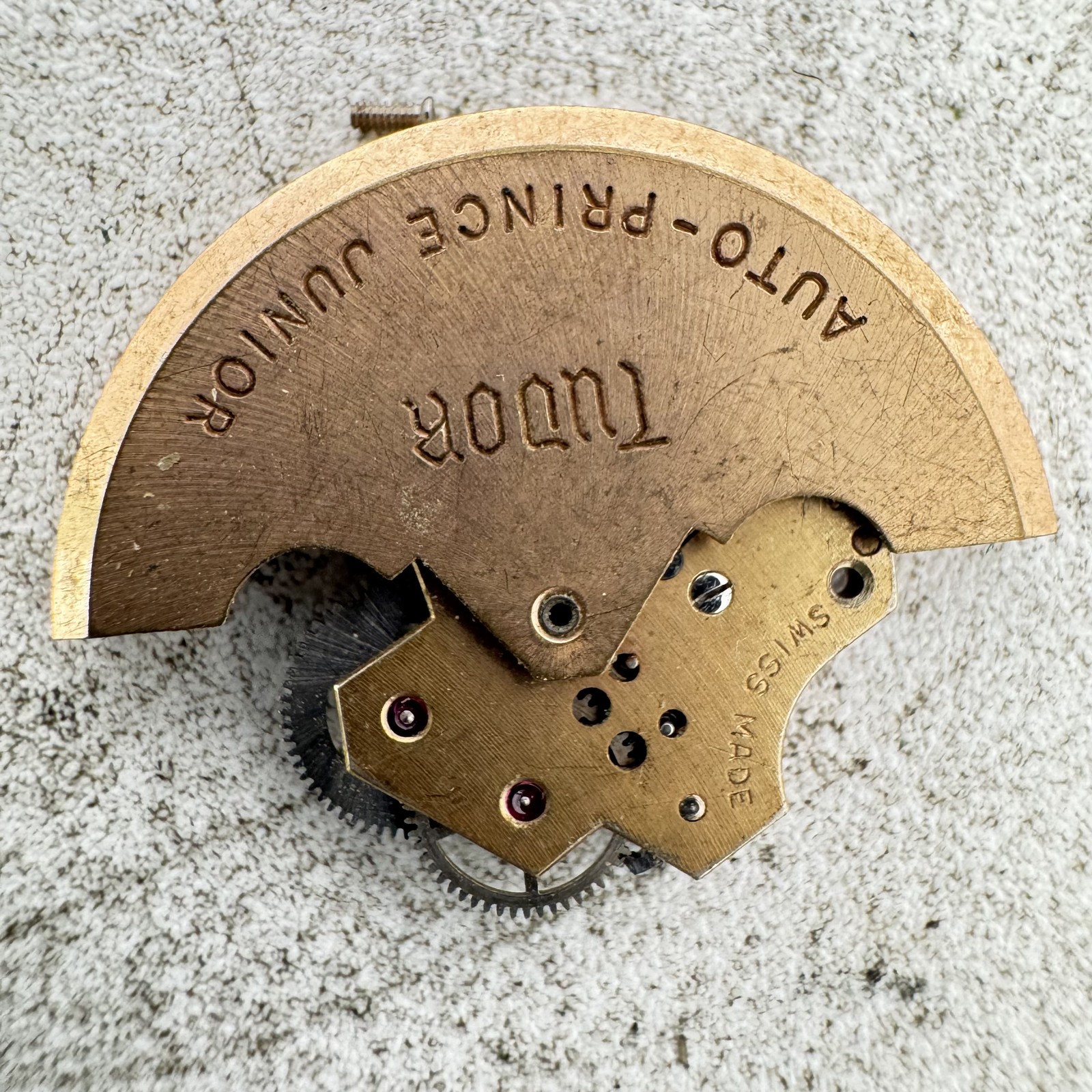 Vintage 23mm Tudor Prince Junior Automatic Wristwatch Movement Tudor 1413 Swiss