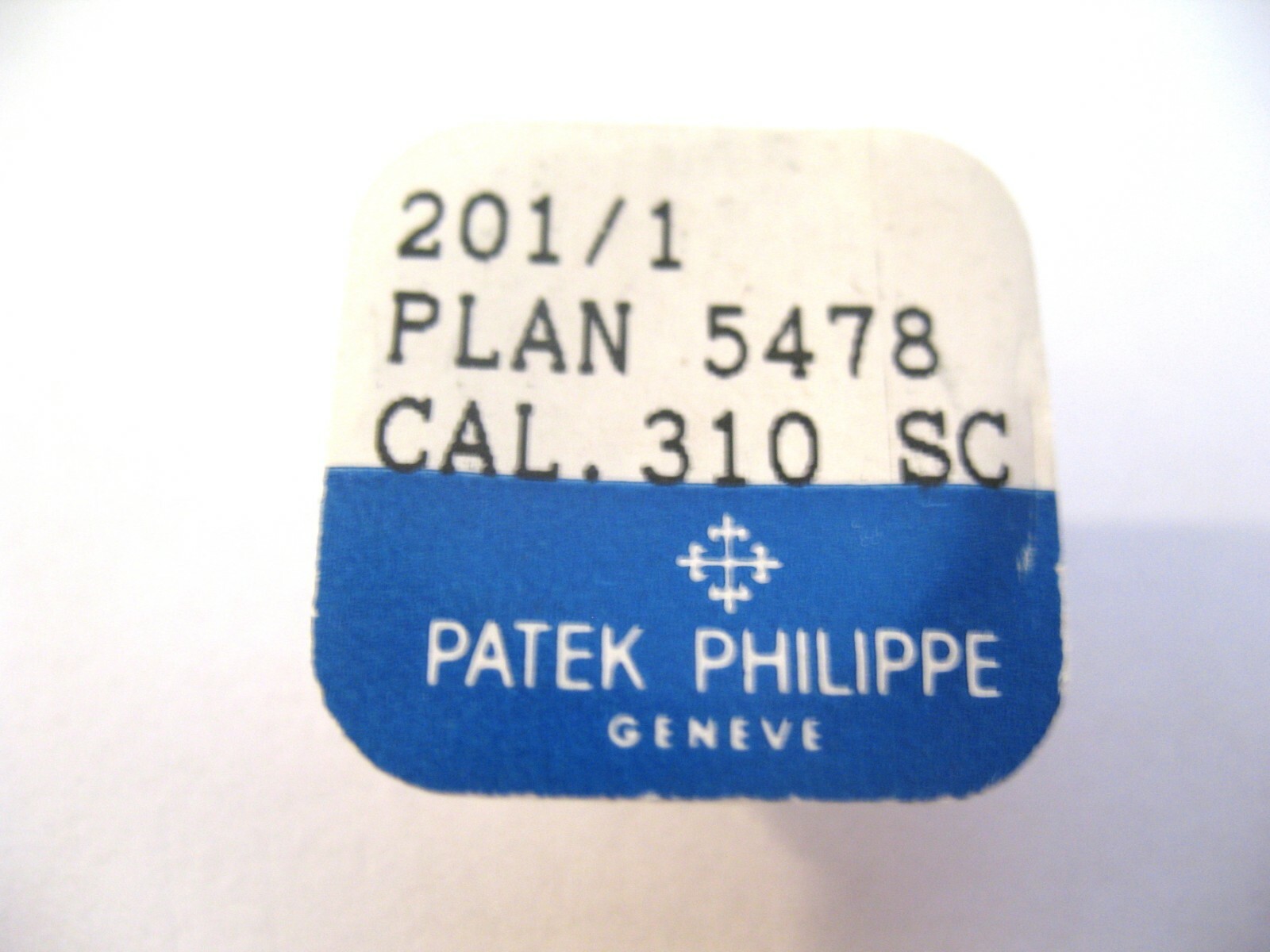 PATEK PHILIPPE 310 SC CENTRE WHEEL PART 201/1