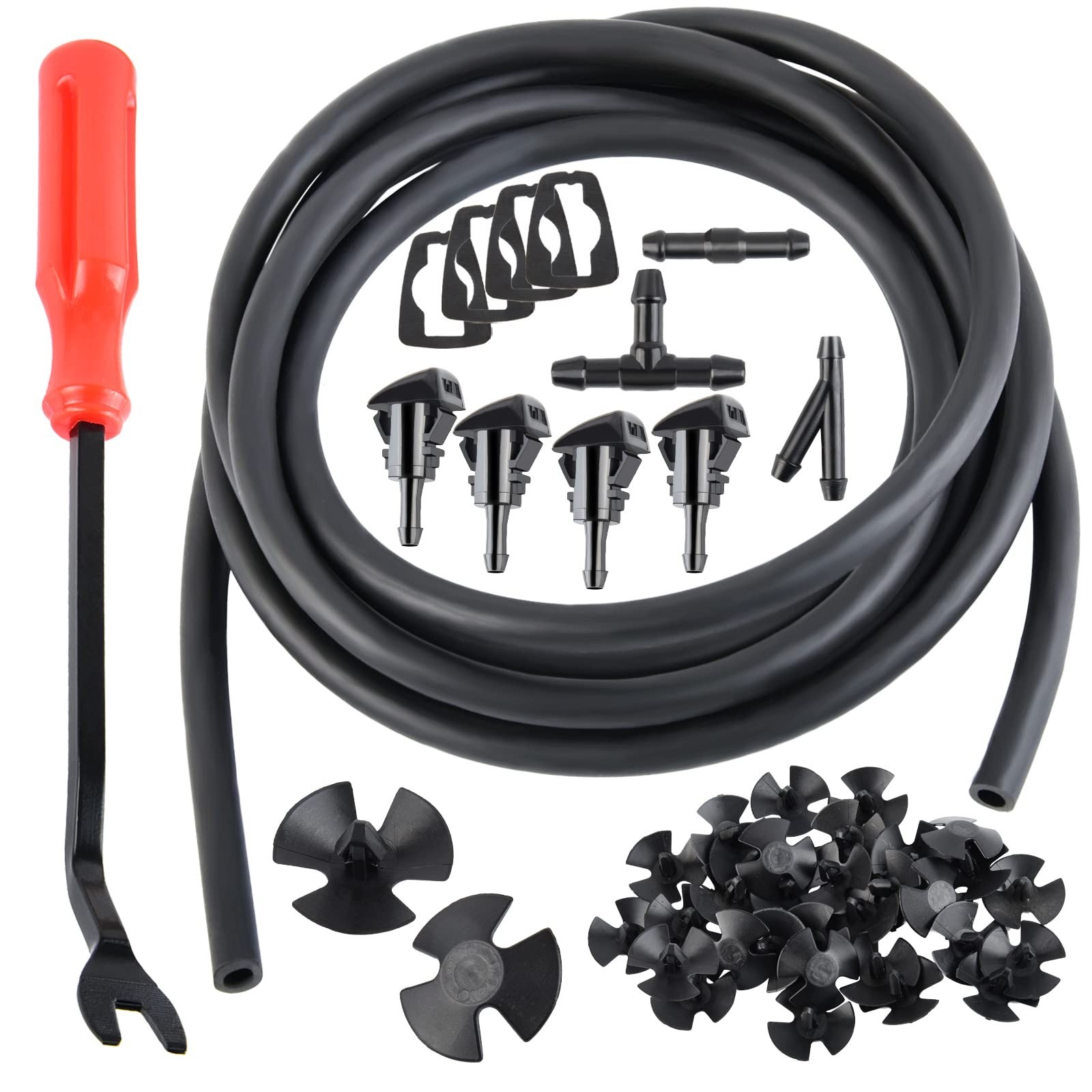 42 In 1 Front Windshield Washer Nozzles Kit Compatible with Chrysler Dodge Je…