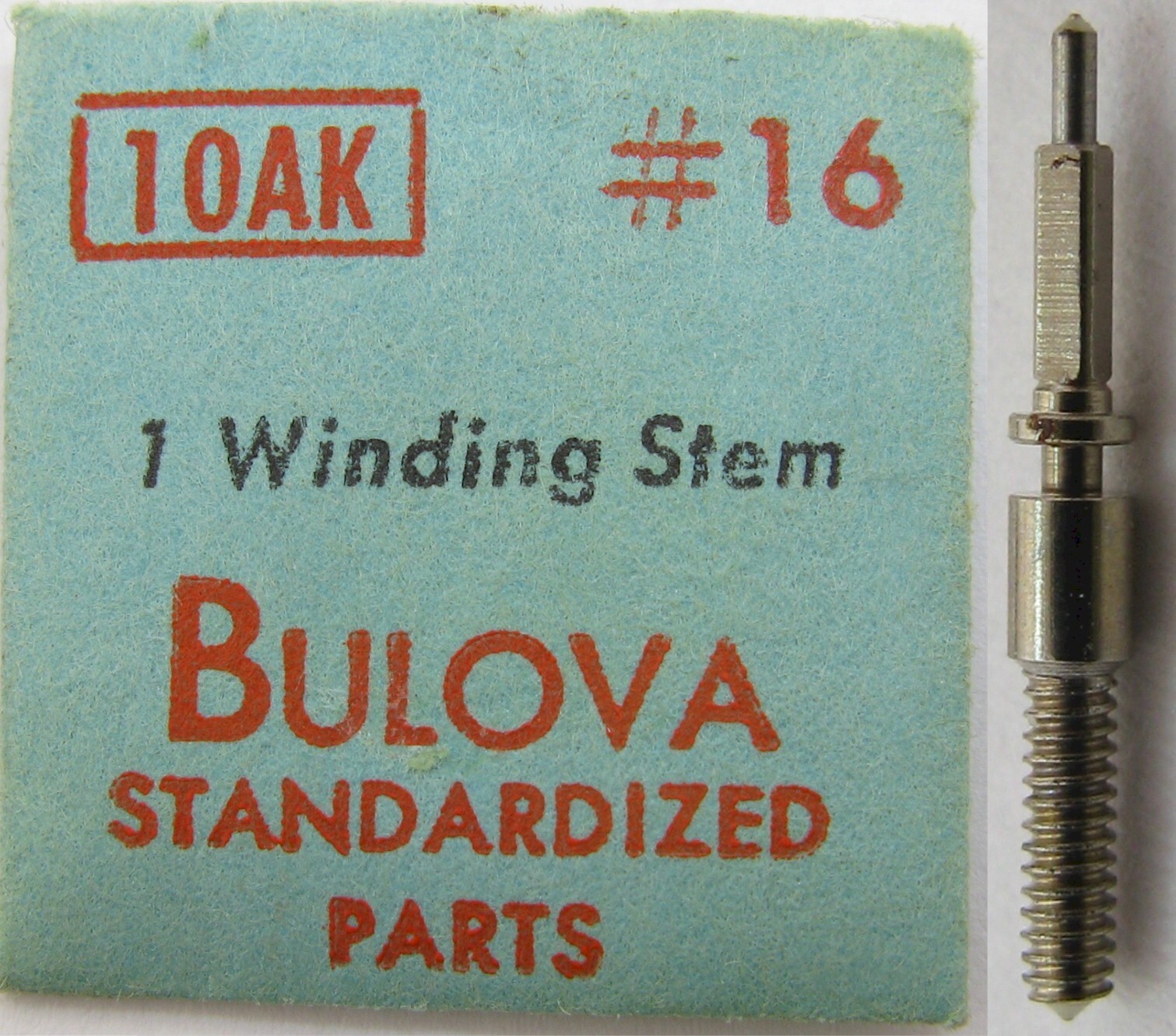 Bulova winding stem Watch Model 10AK #401 / 16 * tap 8 *