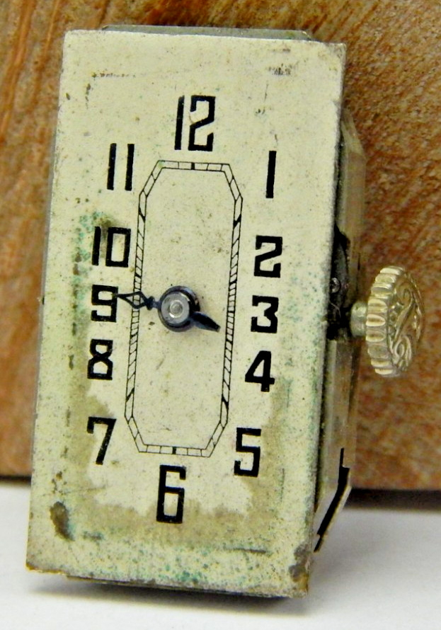 Vintage Glycine watch co 17 jewel 2 adjustment art deco wrist watch movement
