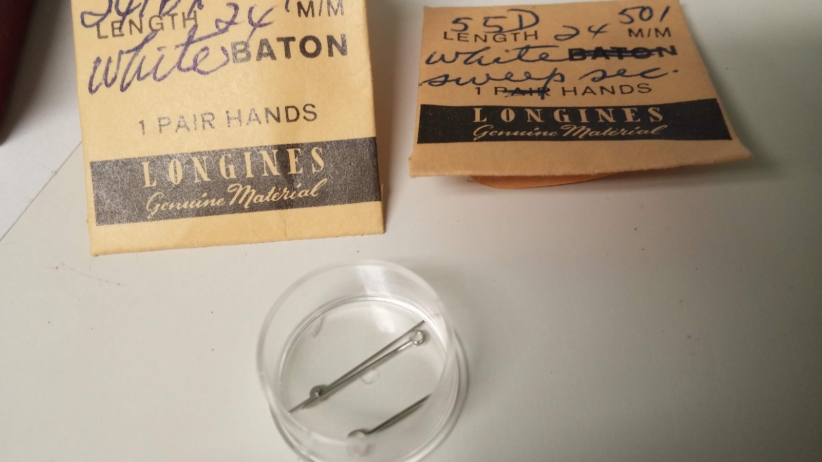 White Baton 24mm, for Cal 431, 90/150, 3 Hands (Hour, Minute, Second)