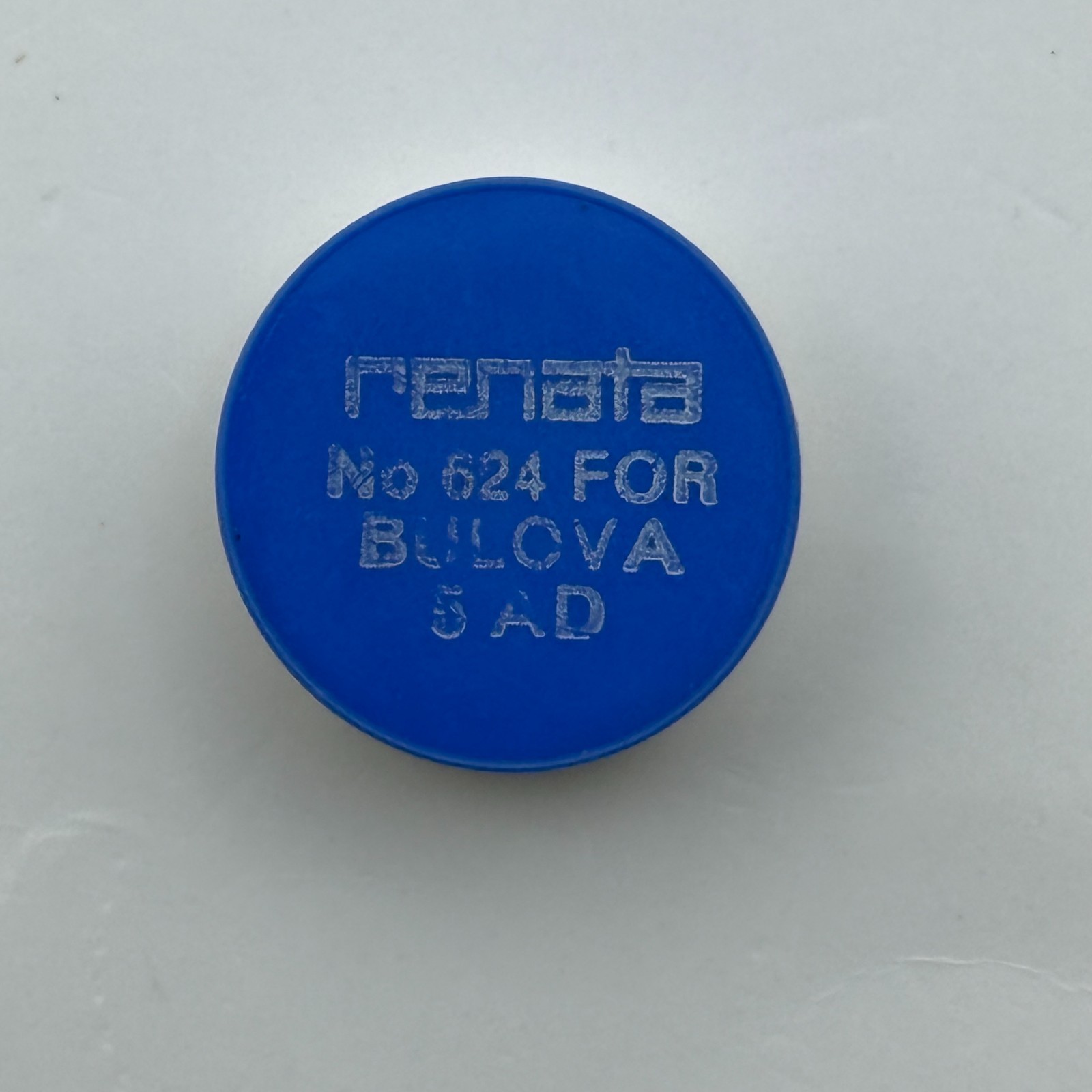 Bulova 5 AD Balance Wheel Complete And Spring Renata 624 Watch Movement Parts