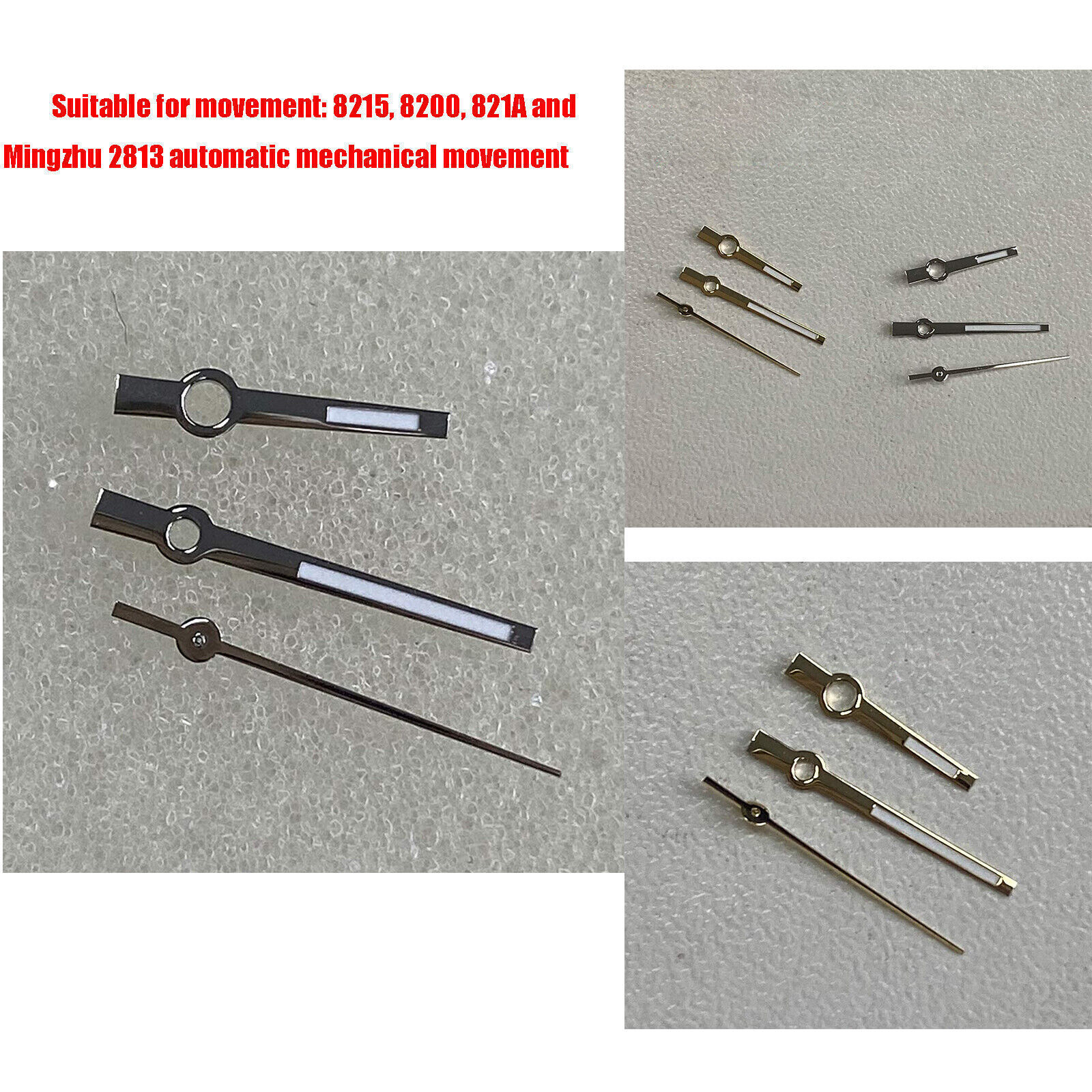 Super Luminous Watch Hands Kit Fit for Miyota 8215 8200 2813 Repair Movement