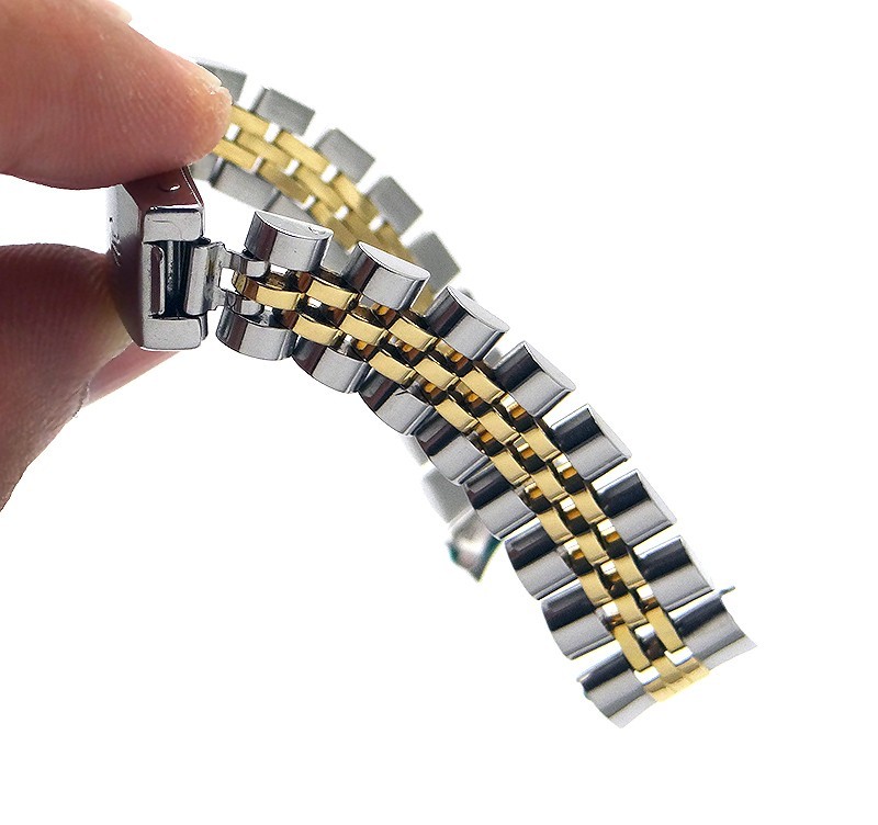 Genuine Rolex 18k Gold SS Ladies Bracelet 62523D.18 Clasp & 13mm End Links 468 B