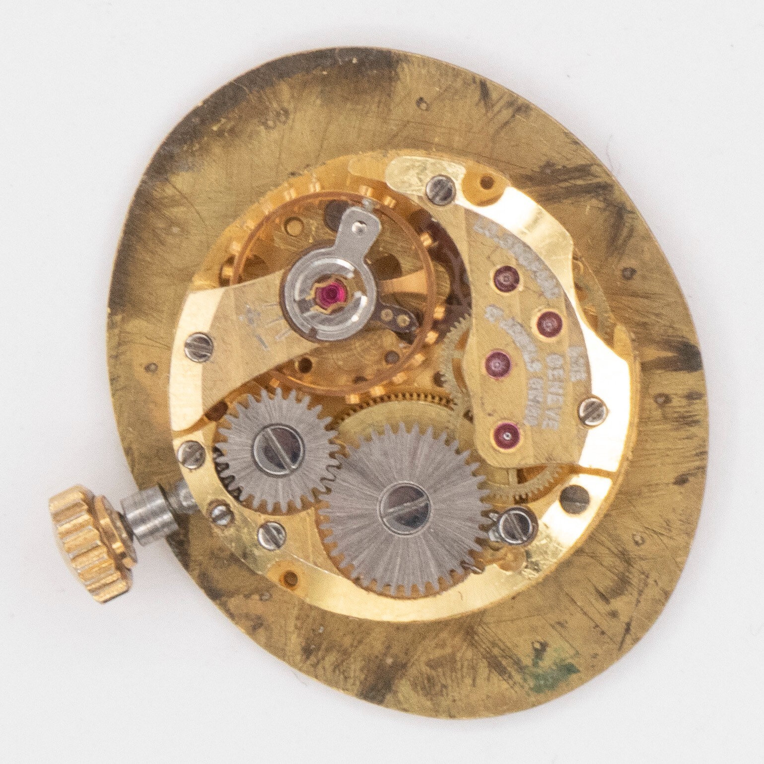 Vintage Chopard 15.5 x 4.4 mm 17-Jewel Wristwatch Movement