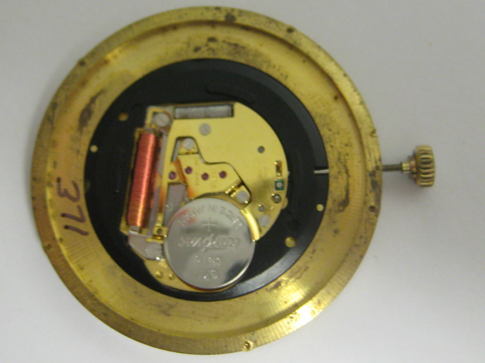 Jaquet Girard genuine pocket watch movement in working order.