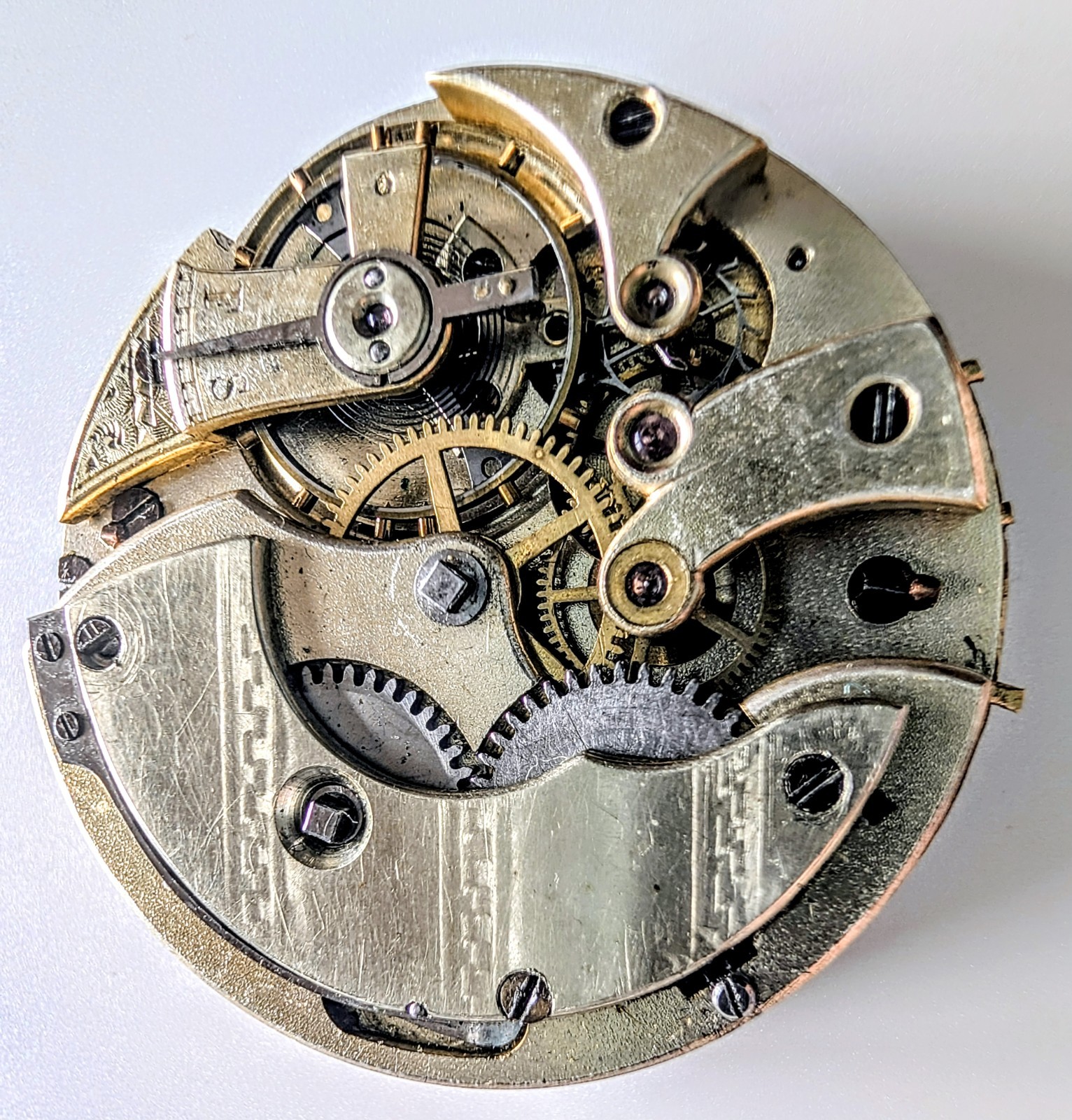 Antique Anonymous ?Longines Private Label Pocket Watch Movement Spares Repairs