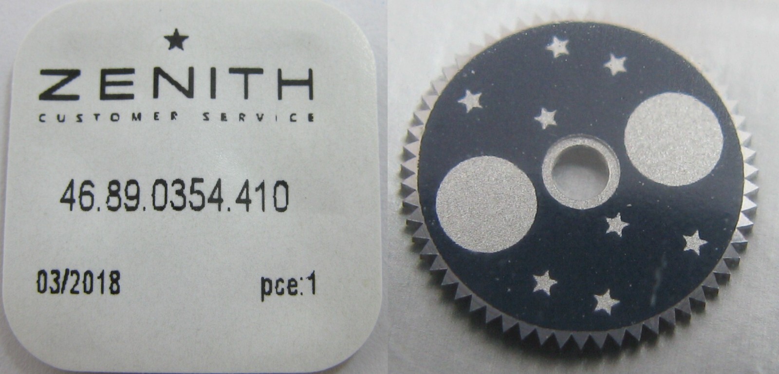 Zenith Hour wheel 255 El Primero 410 PHF moon calendar disc #2587 /1