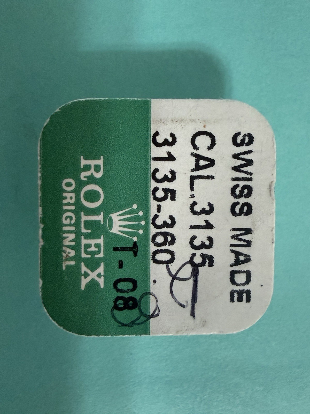 GENUINE Rolex 3135 360 Second Wheel New Sealed Package